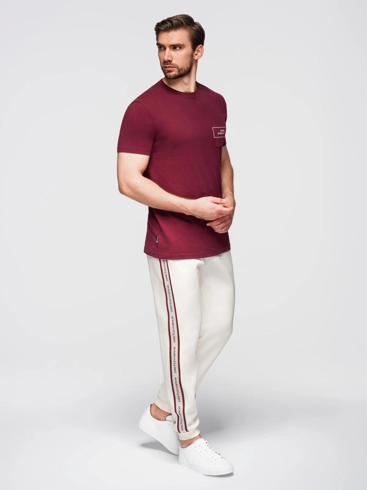 OMBRE Sweathose Sportliche Herren-Jogginghose mit Seitenstreifen – Bild 5 von 5
