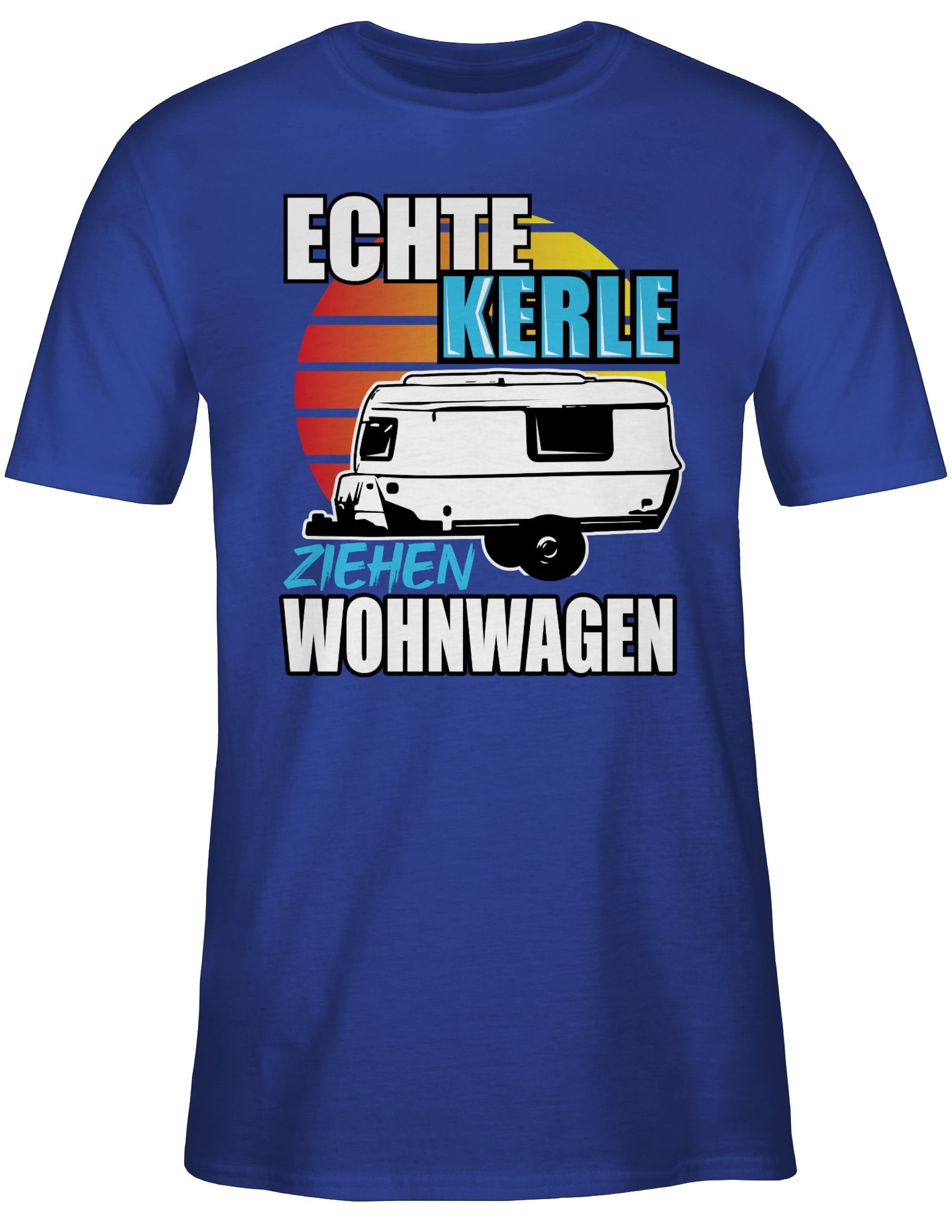 Shirtracer T-Shirt Echte Kerle ziehen Wohnwagen günstig online kaufen