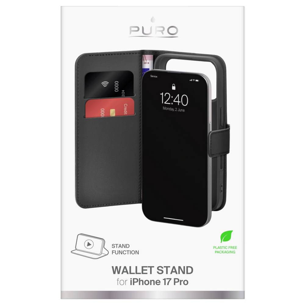 Puro Handyhülle Case Apple iPhone 17 Pro PUIPC17P63BOOKC8BLK