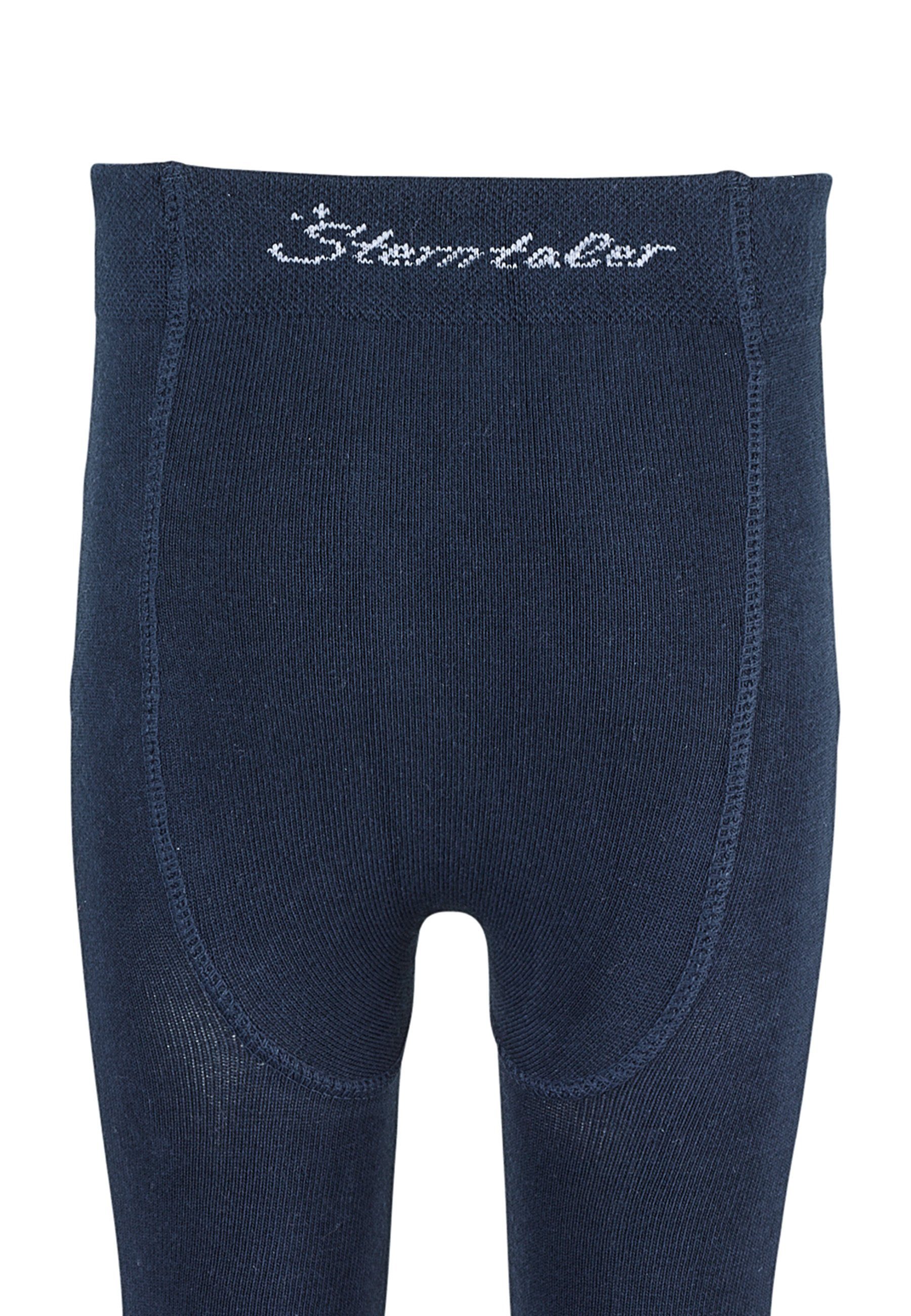 Sterntaler® Strumpfhose Strumpfhose uni (1 St) Krabbelstrumpfhose aus Baumwolle und Komfortbund