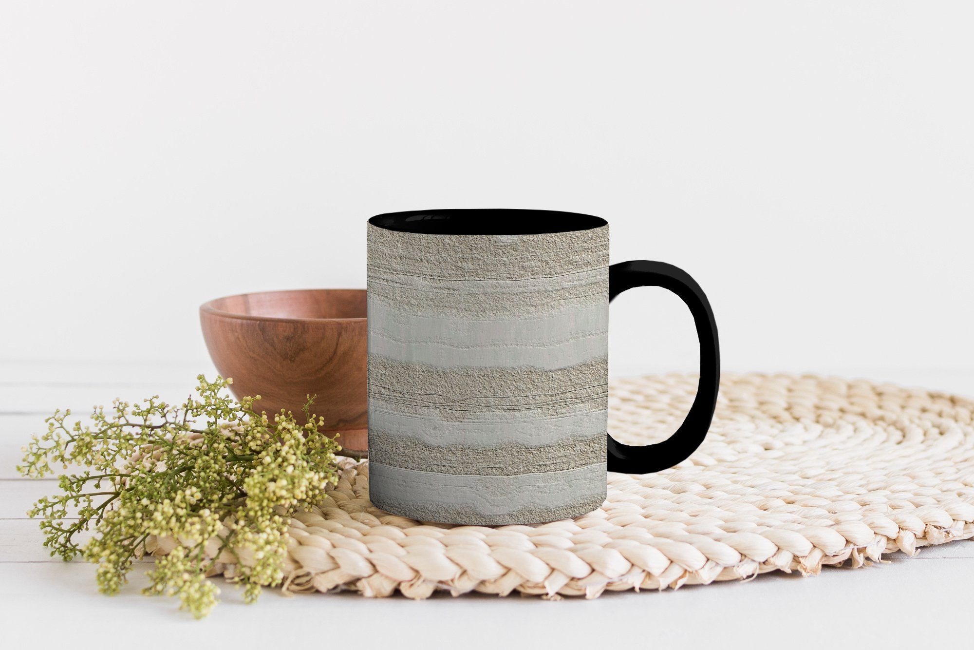Stein Keramik, Kaffeetassen, Geschenk Muster MuchoWow Zaubertasse, - - Tasse Teetasse, Farbwechsel, Gips,