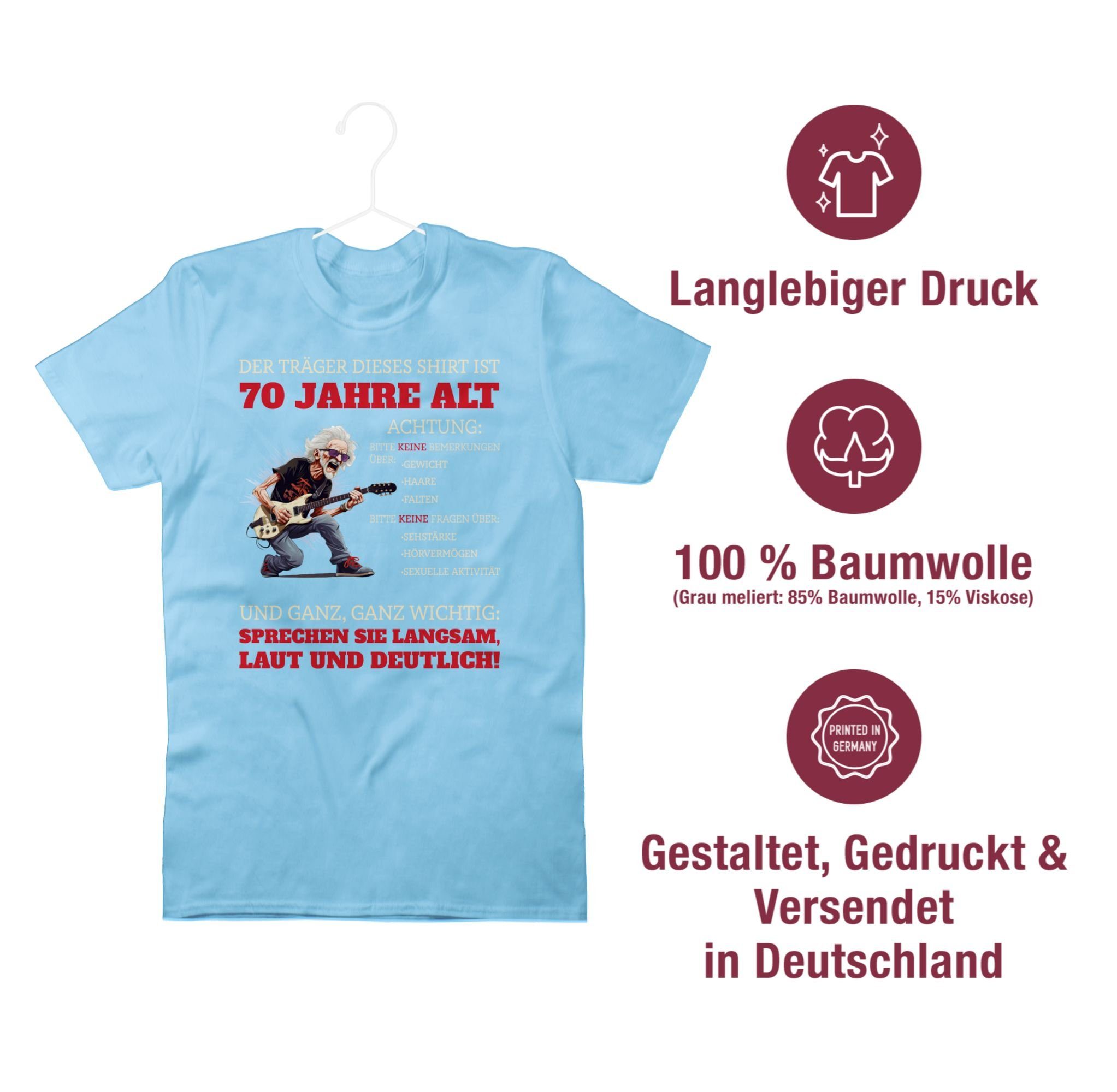 Shirtracer T-Shirt Alter Sack 70 - Der Träger dieses Shirt ist 70 Jahre 70. Geburtstag