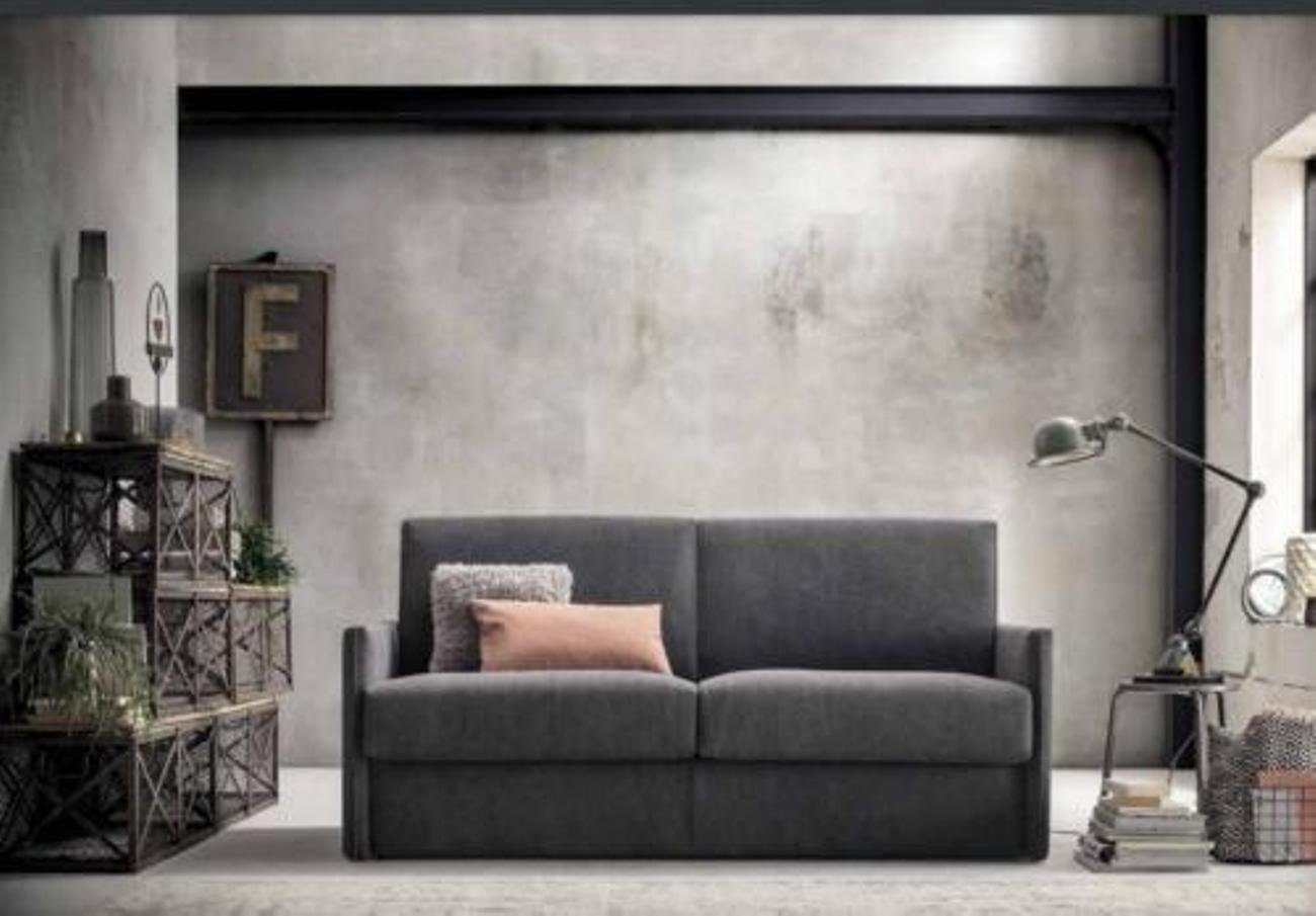 JVmoebel 2-Sitzer Design Sofa 2 Sitzer Couch Polster Sofas Stoff Wohnzimmer, Bettfunktion