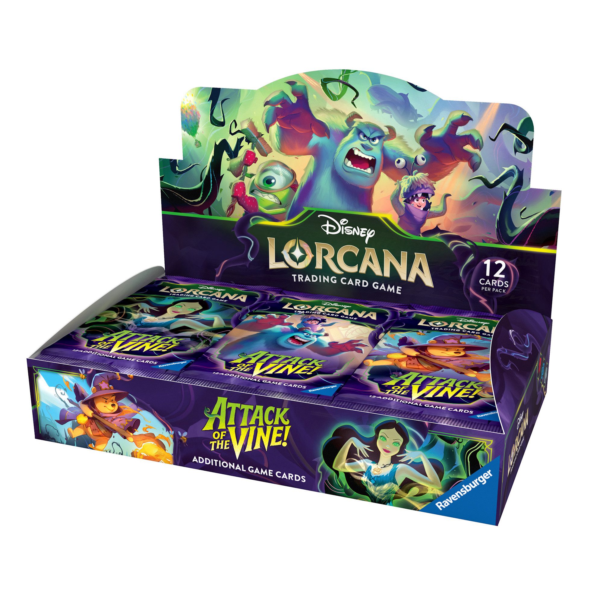 Ravensburger Sammelkarte Disney Lorcana - Attack of the Vine! Display (EN)