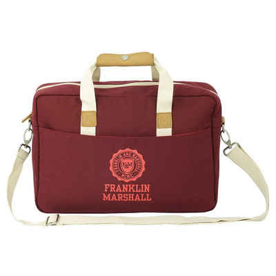 Franklin & Marshall Laptoptasche Franklin and Marshall - Umhängetasche Büro Tasche Laptoptasche Rot