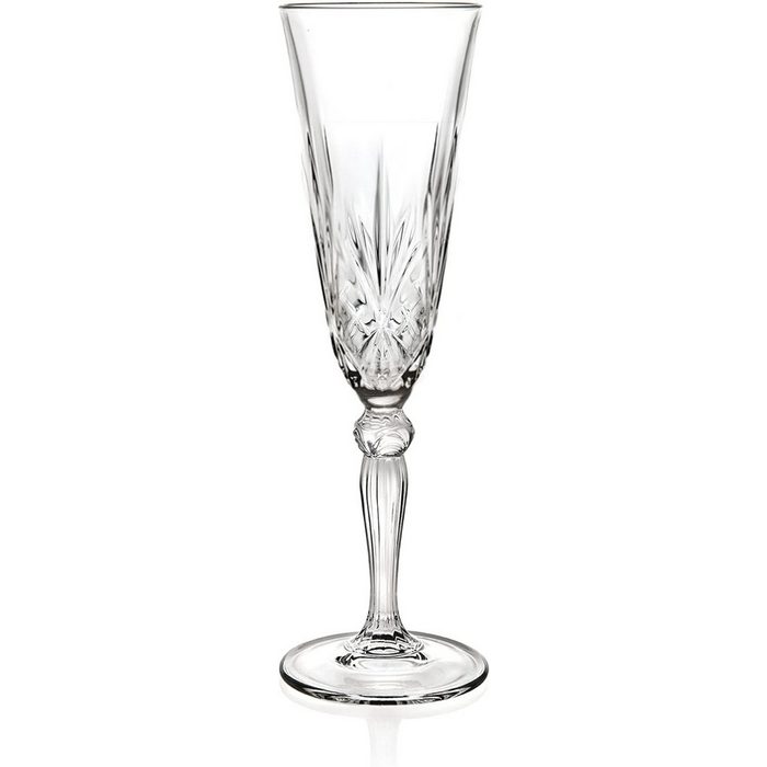 RCR Sektglas RCR Melodia Champagner 6er set Kristallglas
