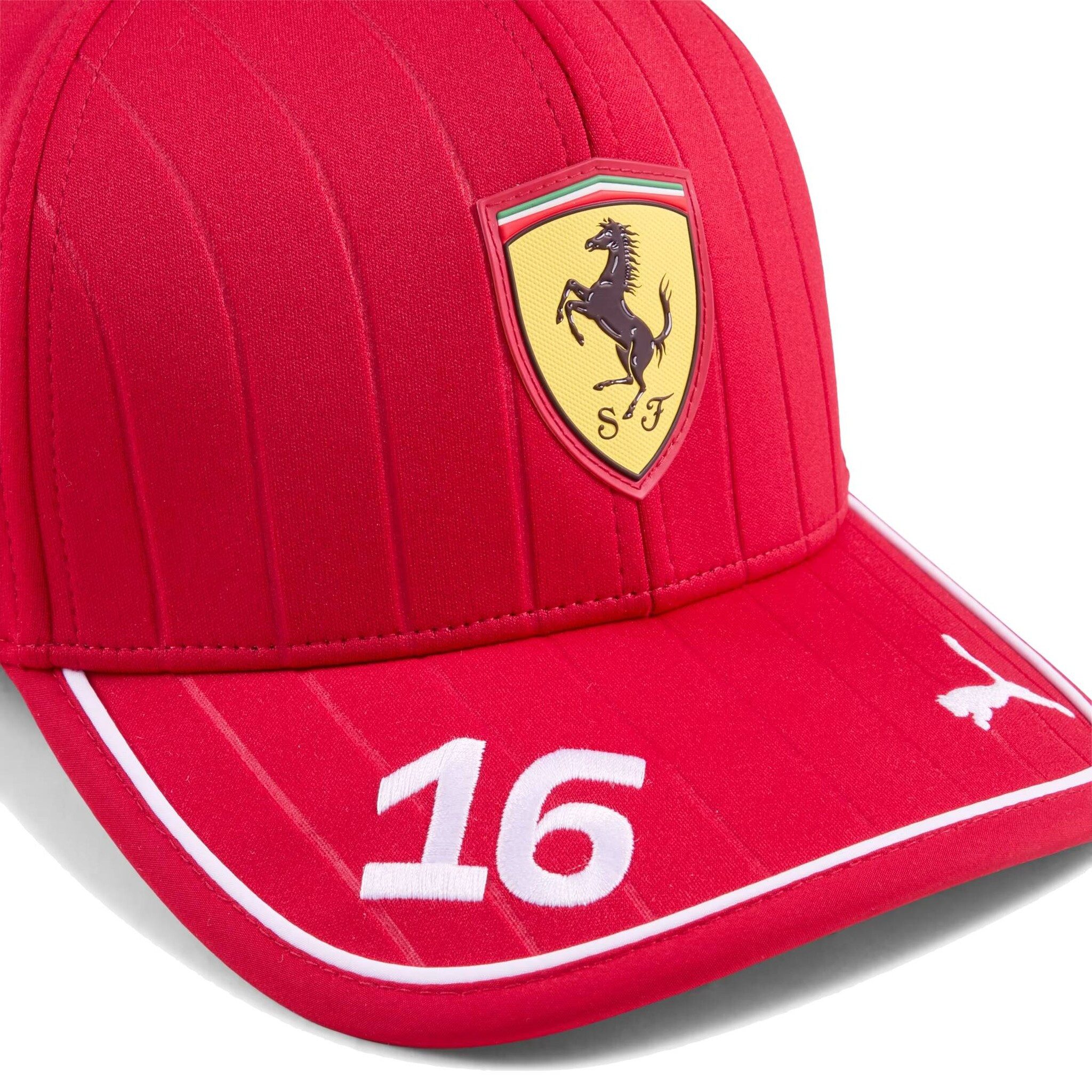Scuderia Ferrari Baseball Cap Scuderia Ferrari Team Cap "Charles Leclerc" Puma 2025 - rot
