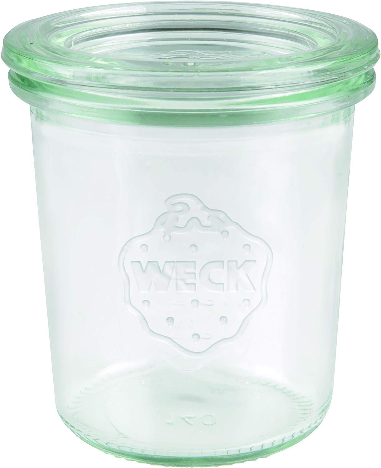 WECK Einmachglas Sturzglas Inhalt 140 ml, zum Einkochen; Backofengeeignet; 12