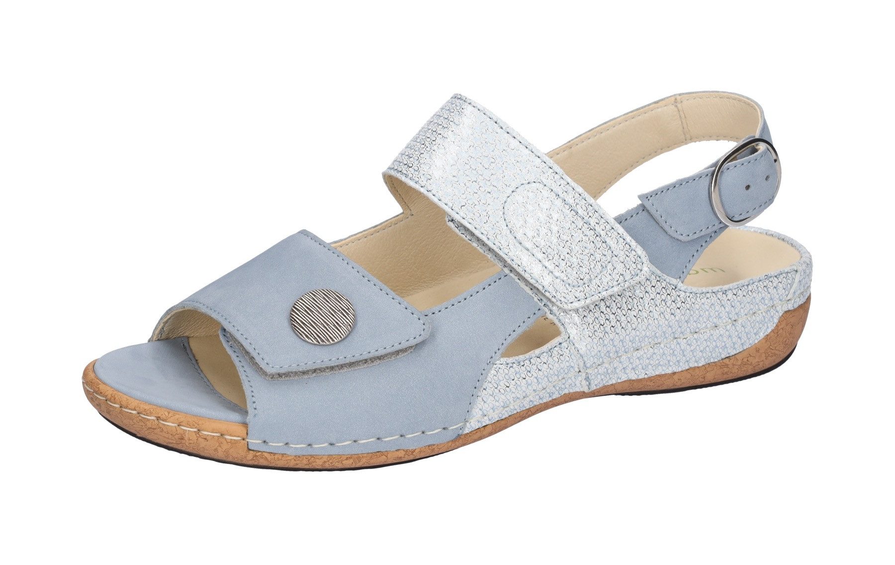 Waldläufer HELIETT Sandale, Sommerschuh, Klettschuh, Keilabsatz, günstig online kaufen