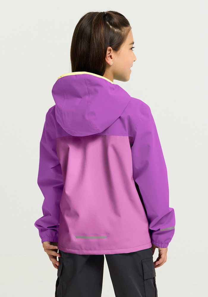 Jack Wolfskin Regenjacke ADVENTURETRIBE 2L JKT K atmungsaktiv, wasserdicht, mit Reißverschluss – Bild 5 von 5