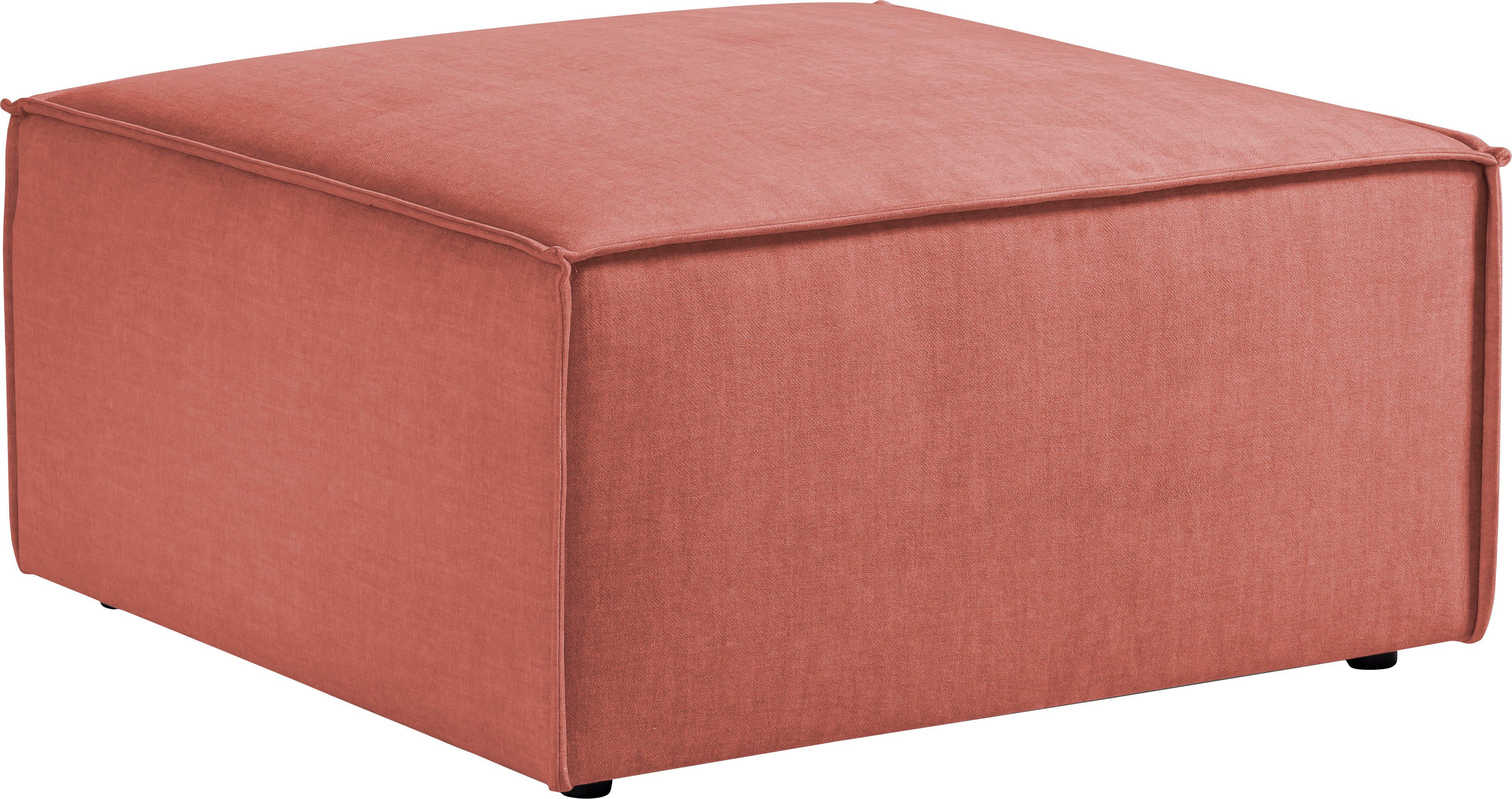Home affaire Hocker SHERWOOD, Hocker quadratisch, günstig online kaufen