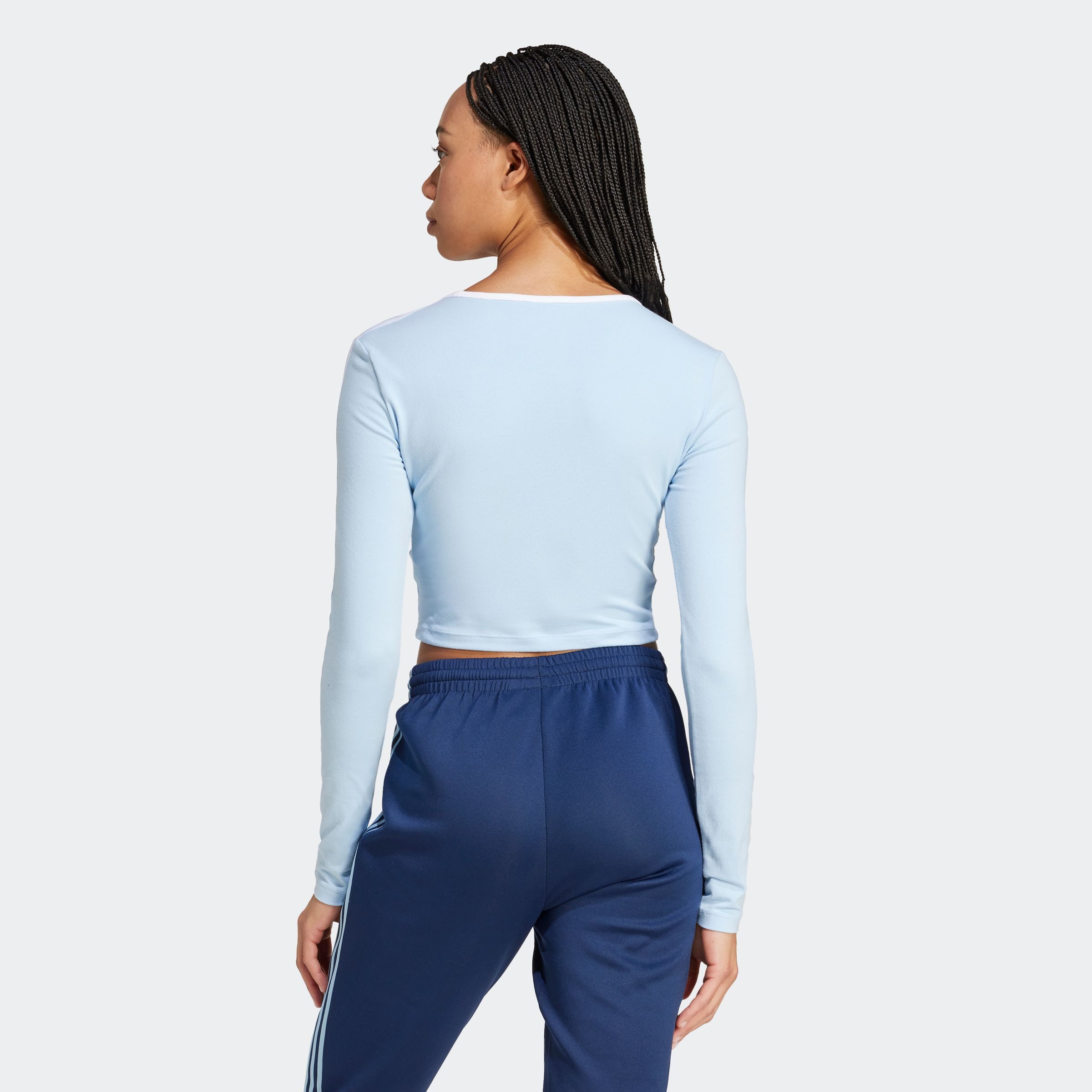 adidas Originals Langarmshirt 3S LS CROP günstig online kaufen