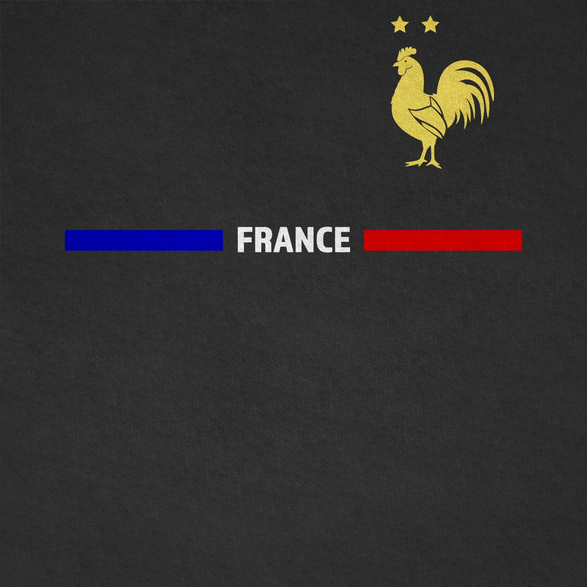 Shirtracer T-Shirt Frankreich Trikot Wappen, France mit Stolz, Französisches Fan-Motiv (1-tlg) 2026 Fussball WM Fanartikel