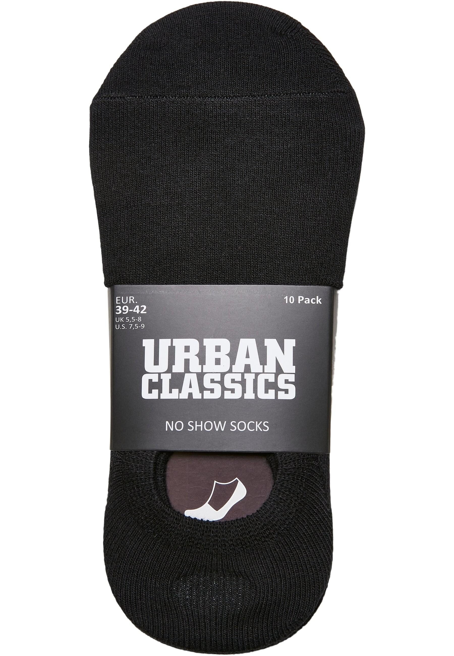 URBAN CLASSICS Basicsocken Urban Classics Unisex No Show Socks 10-Pack (1-Paar)