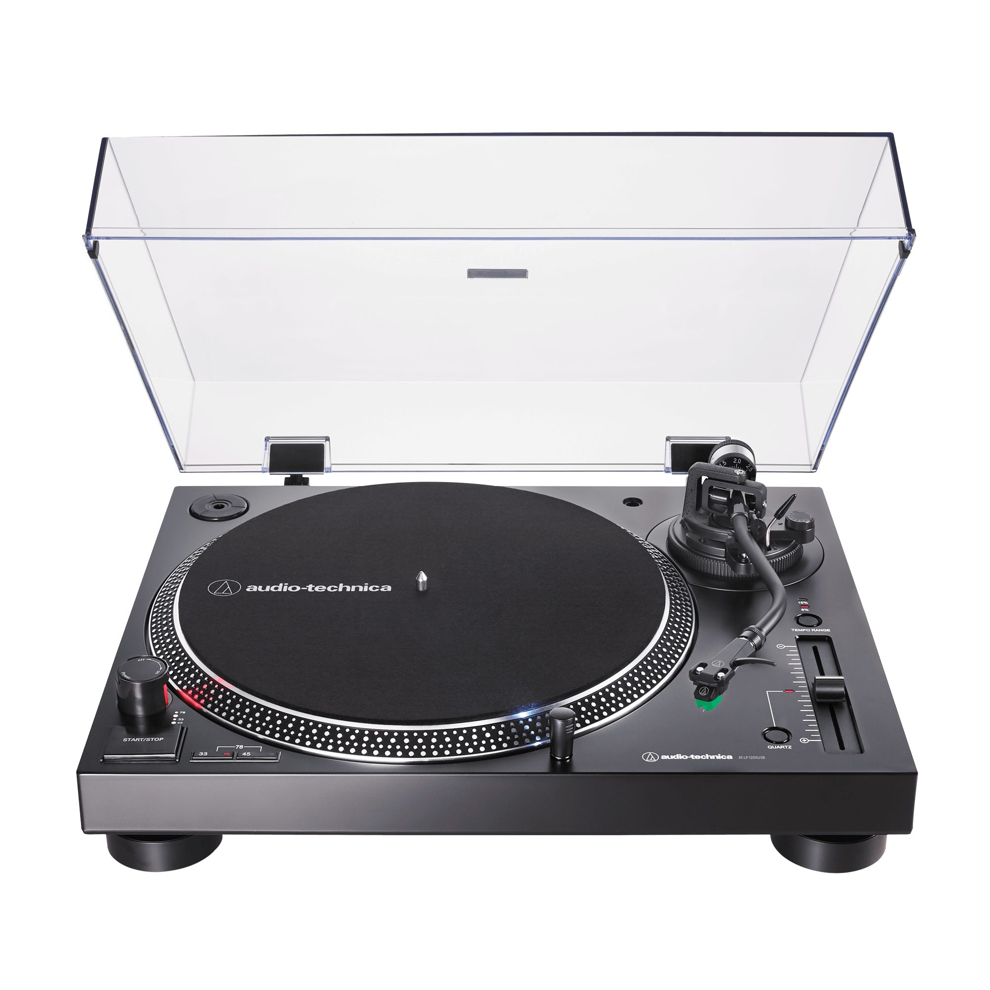 schwarz AT-LP120XUSB audio-technica Plattenspieler