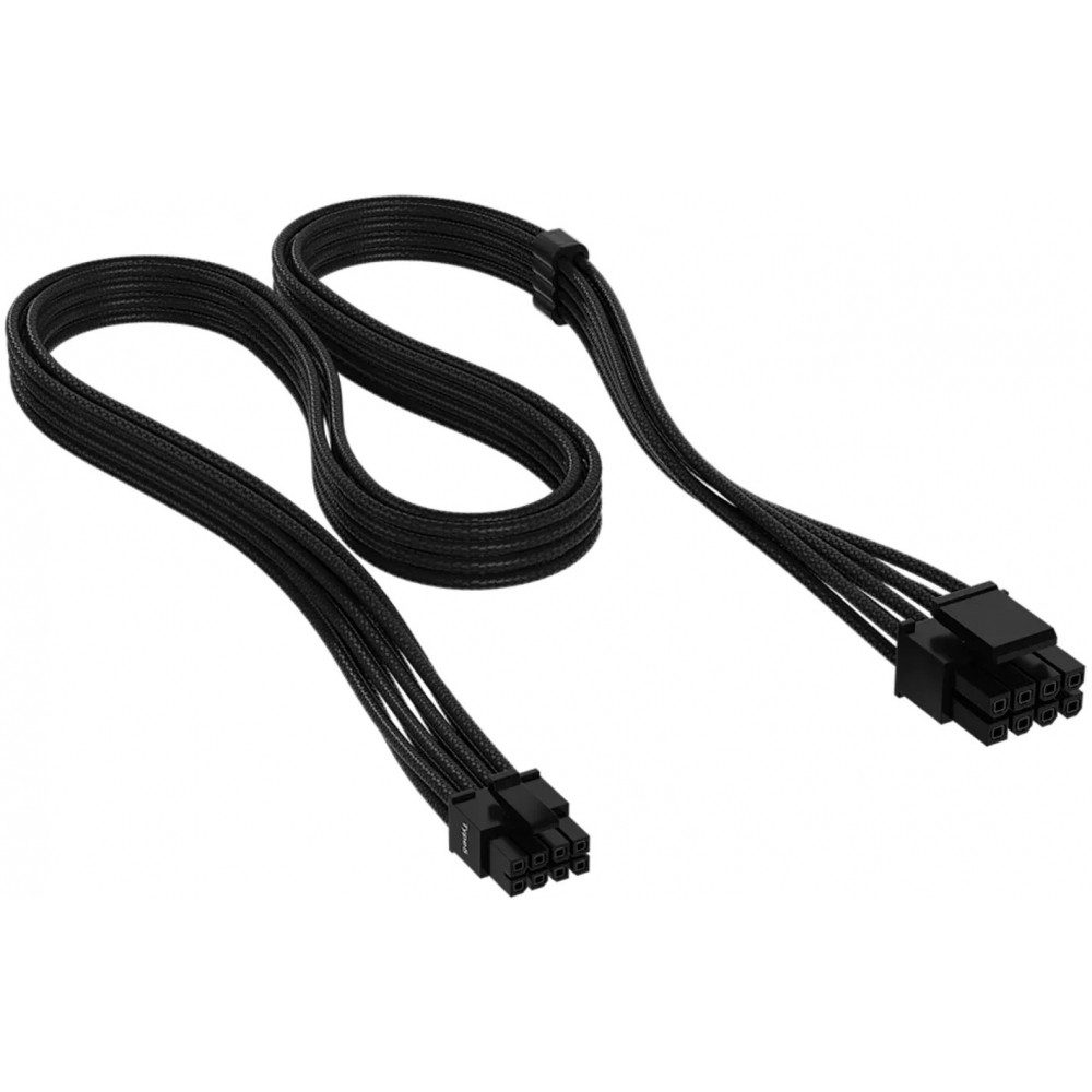 Corsair Premium Sleeved für Typ-5-Netzteil - 8-Pin-ATX-Kabel - schwarz Computer-Kabel