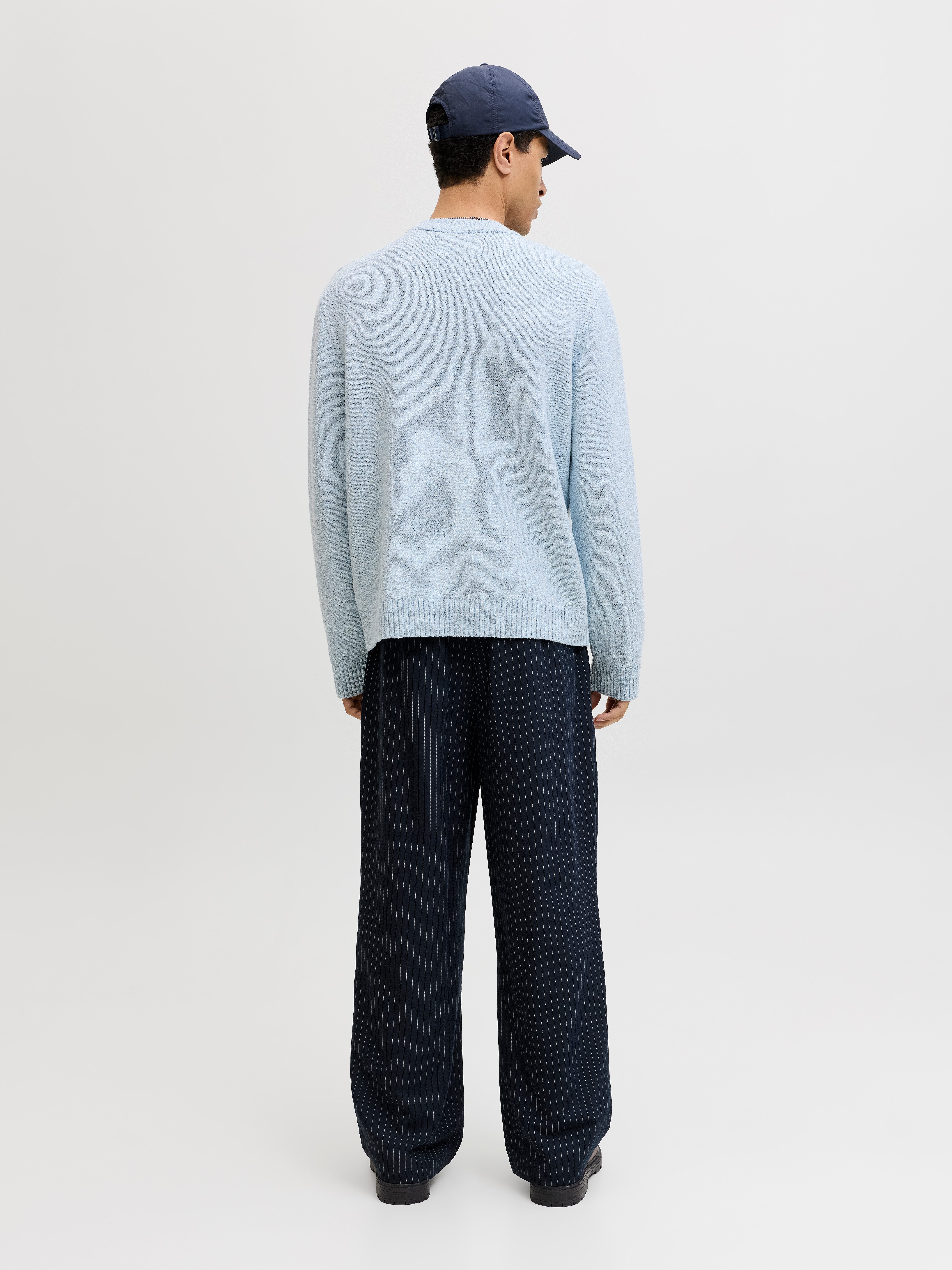 Jack & Jones Rundhalspullover JORNORREBRO CATSKILLS KNIT CREW NECK SN