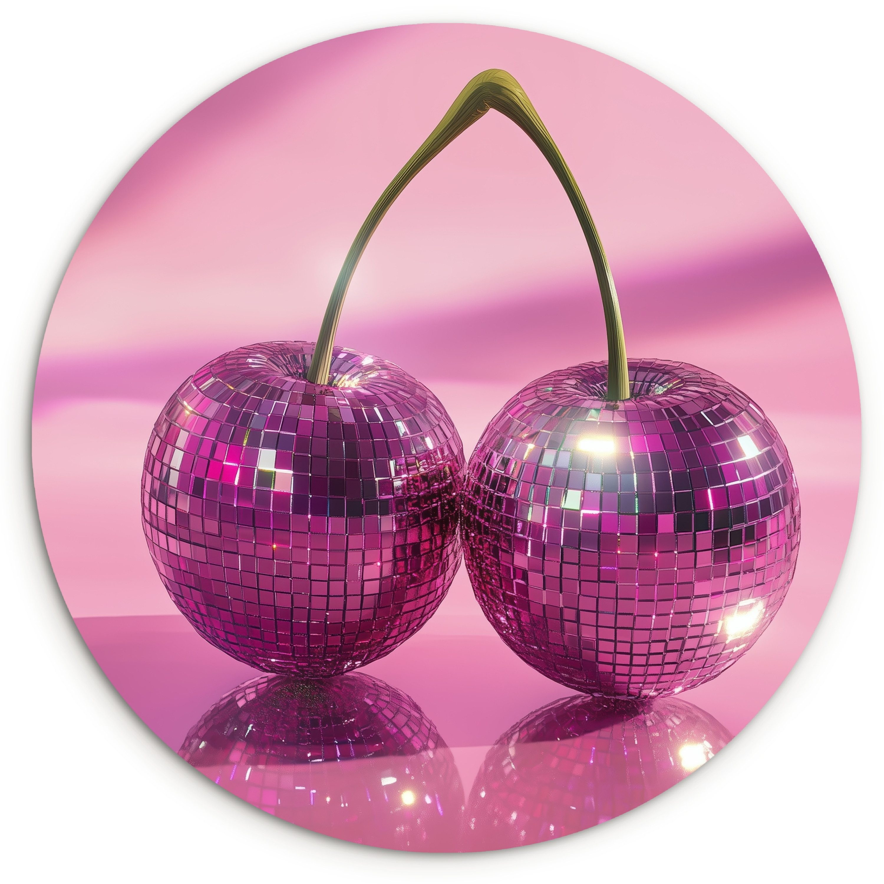 MuchoWow Gemälde Glitzer - Discokugel - günstig online kaufen