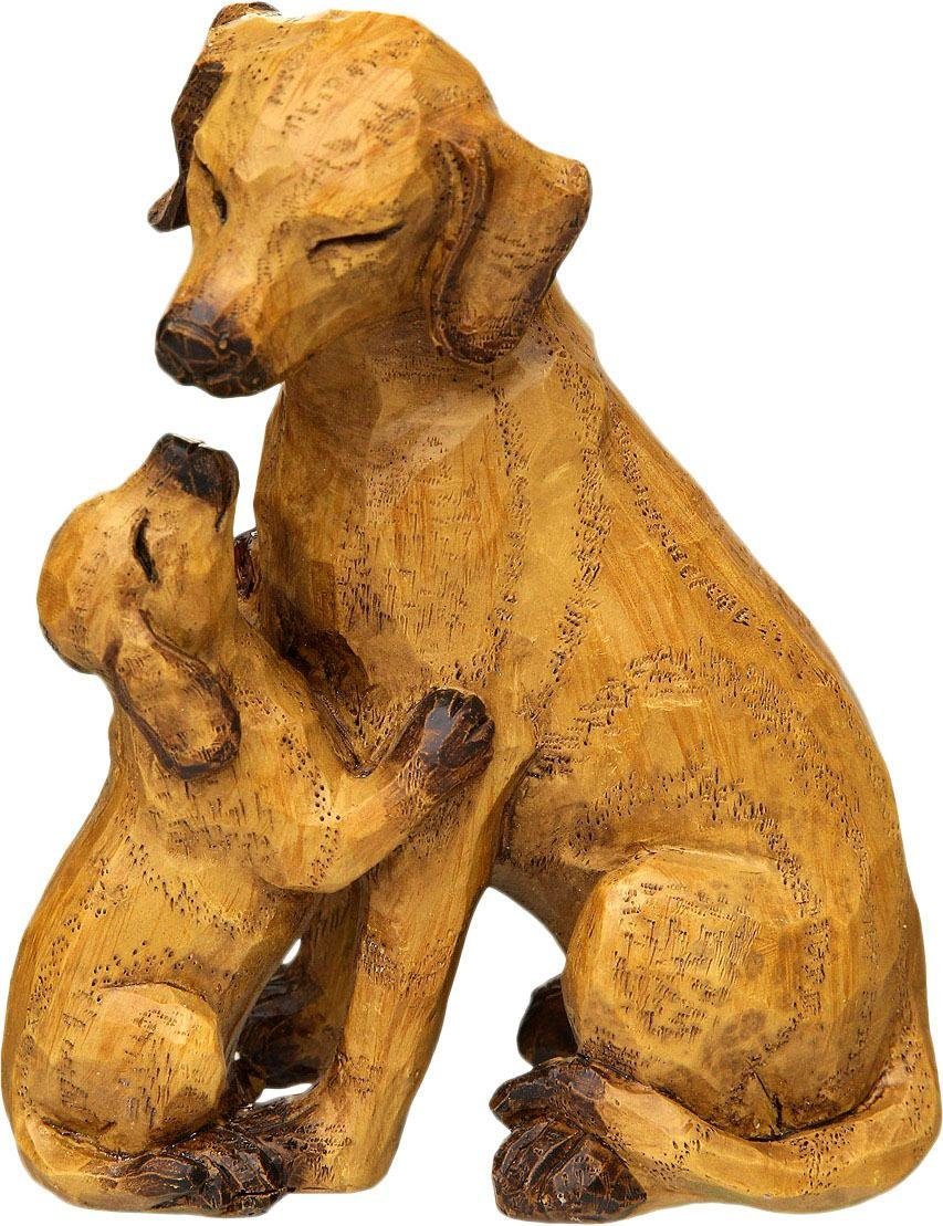 Ambiente Haus Dekofigur Hund mit Welpe, günstig online kaufen