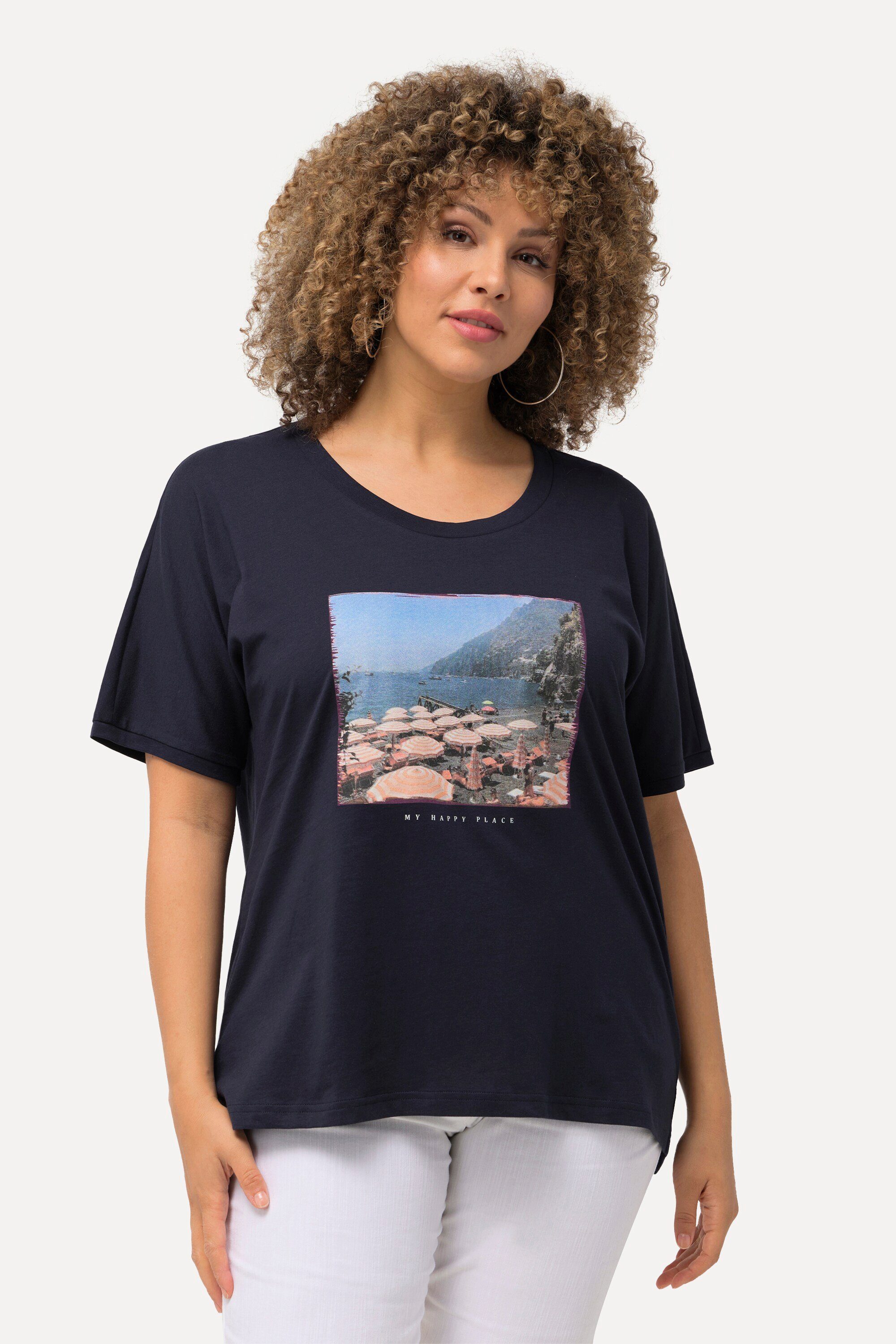 Ulla Popken T-Shirt T-Shirt Fotomotiv Oversized günstig online kaufen