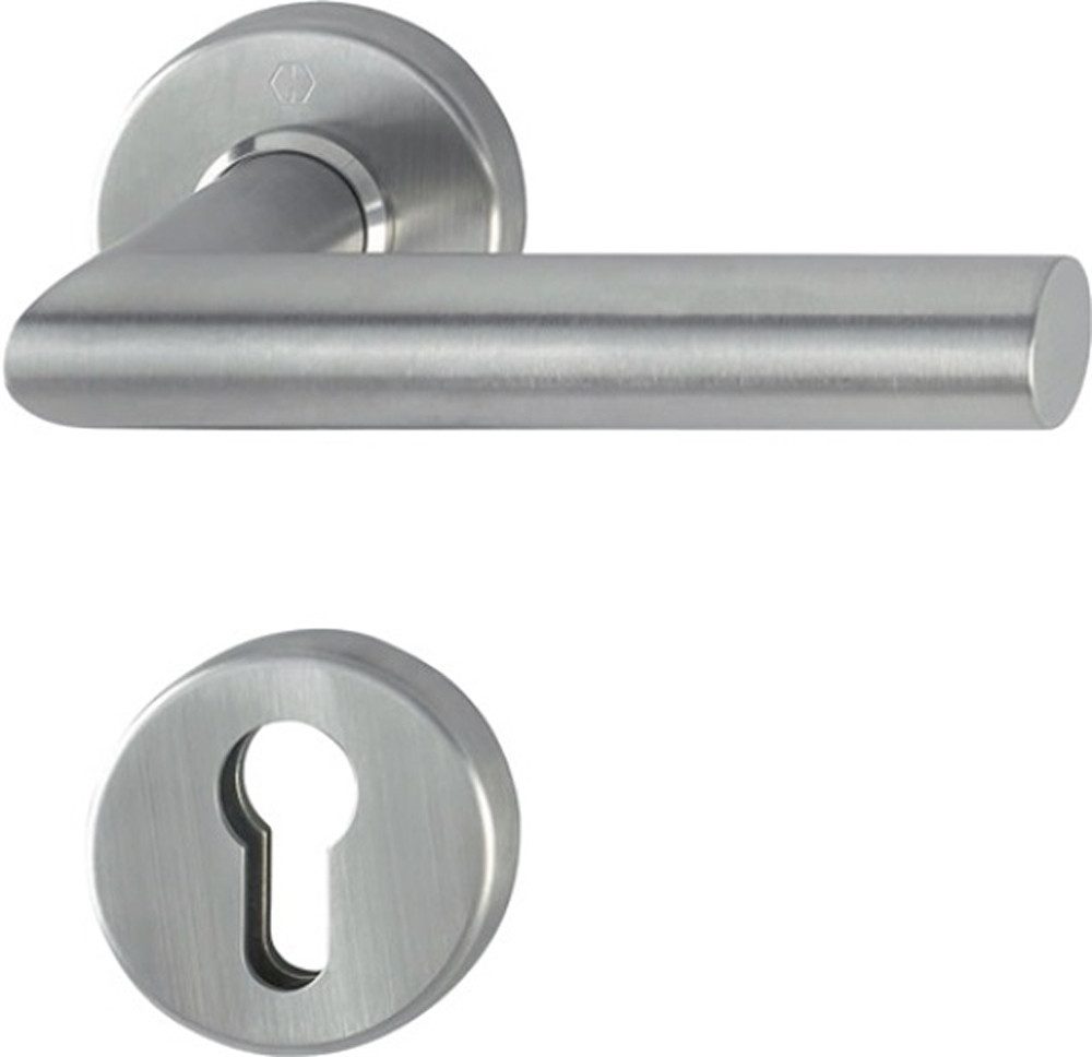 Rosette HOPPE 3332035 Rosettenhalbgarnitur Amsterdam E1400Z/42/42S Edelstahl F