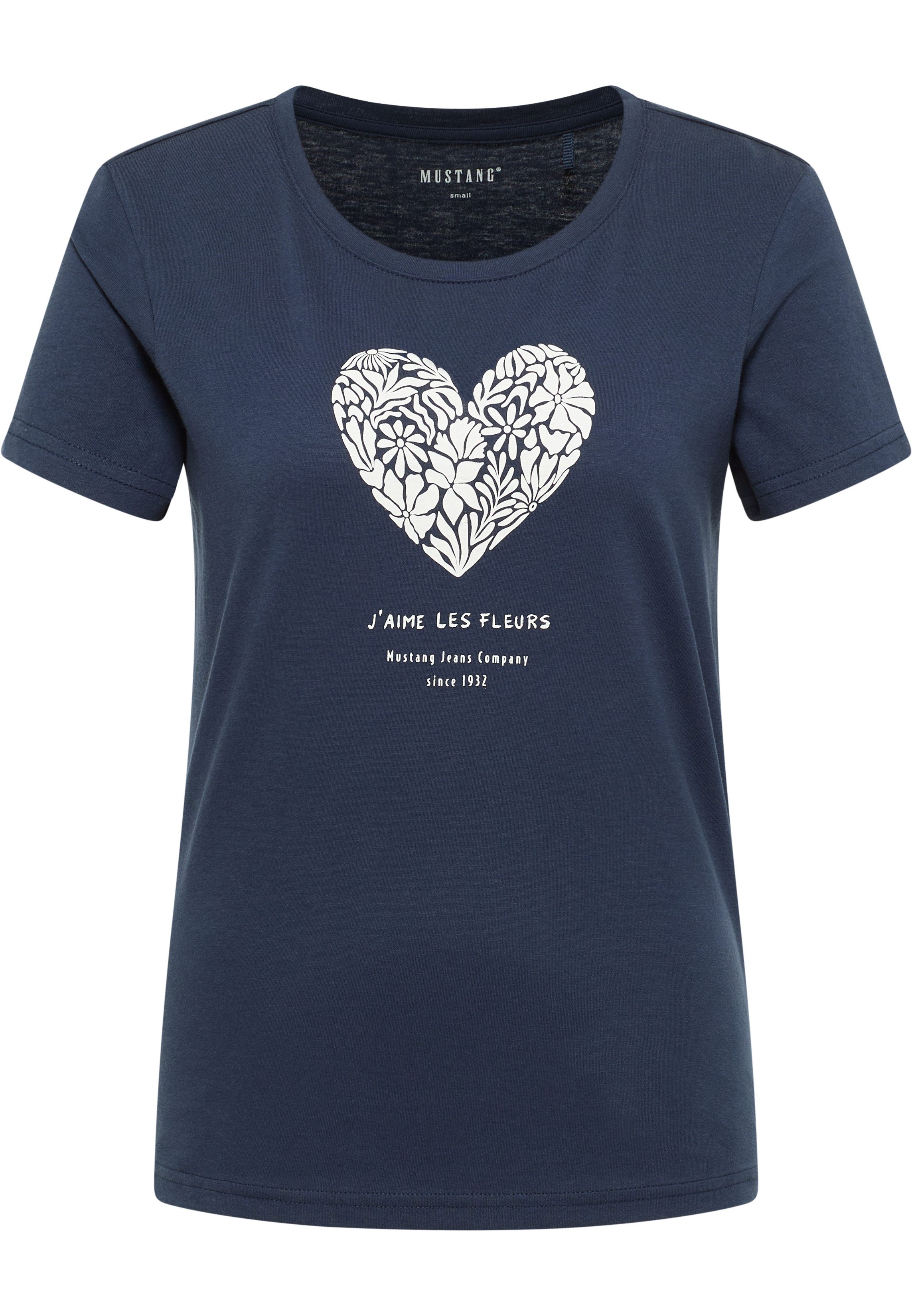 MUSTANG T-Shirt Style Alma mit Frontprint günstig online kaufen
