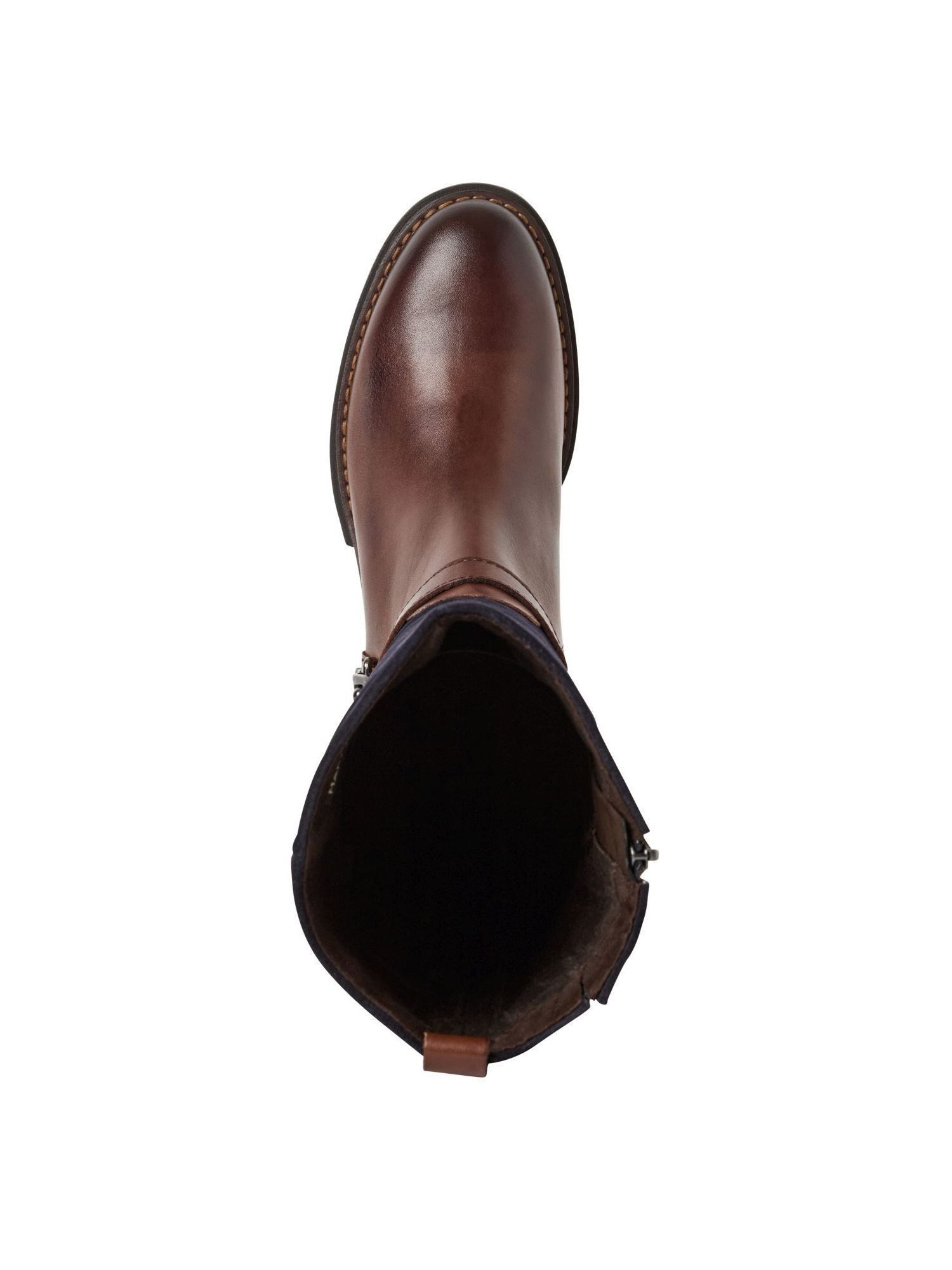MARCO TOZZI FEEL aus Leder Blockabsatz 2-25603-43 Stiefel FEEL