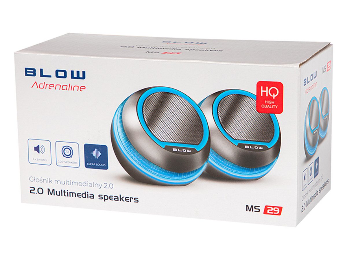 BLOW BLOW 2.0 MS-29 Computerlautsprecher 66-401 PC-Lautsprecher