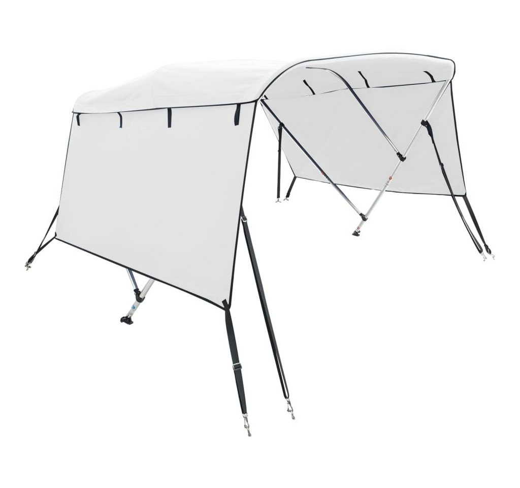 Thumbnail - vidaXL Schutzplane, 3-Bow Bimini-Top mit Seitenteilen 183x(137-152)x137 cm