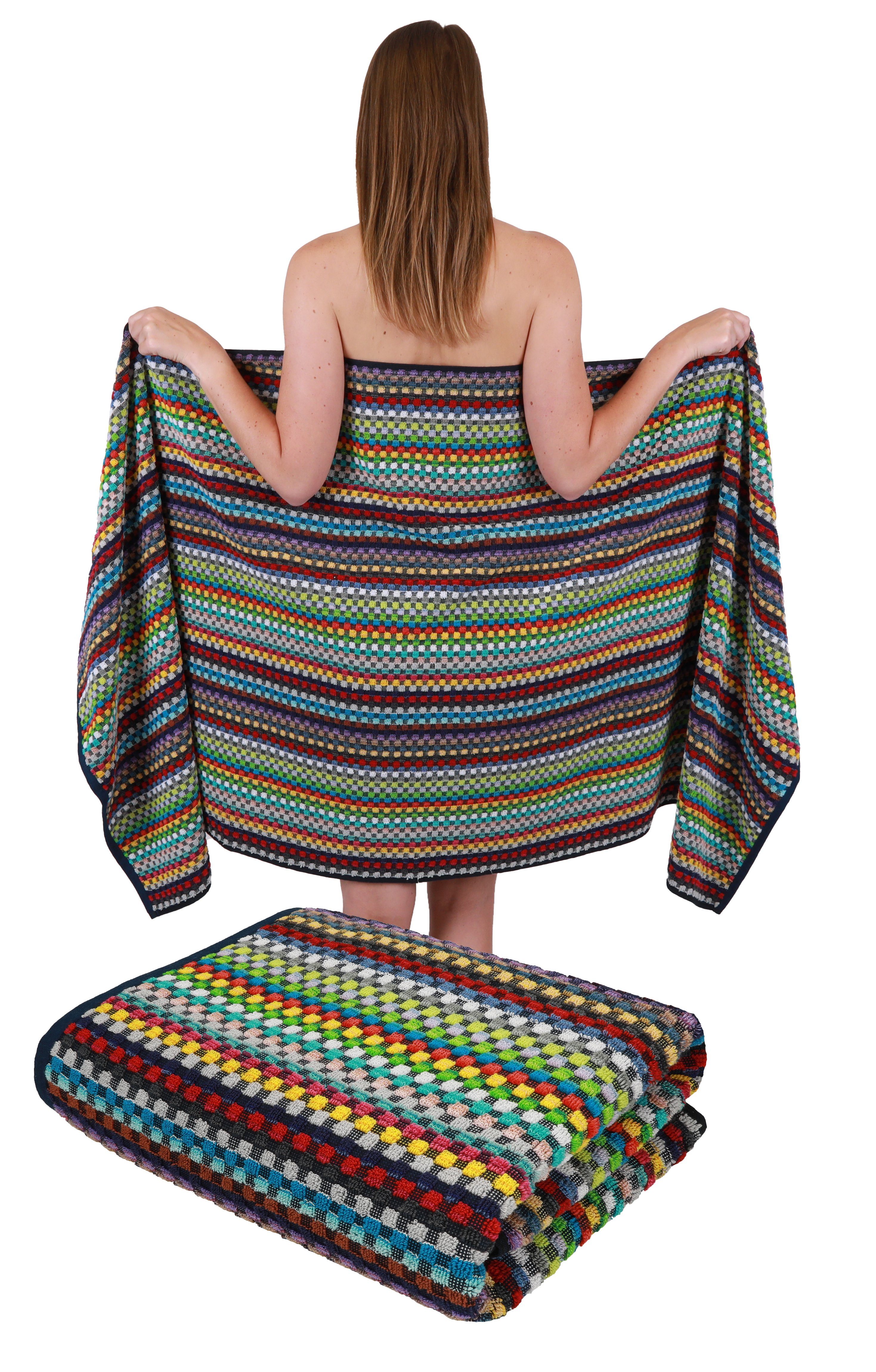 Betz Badetuch 2 Stück XXL Duschtücher Karo BUNT günstig online kaufen