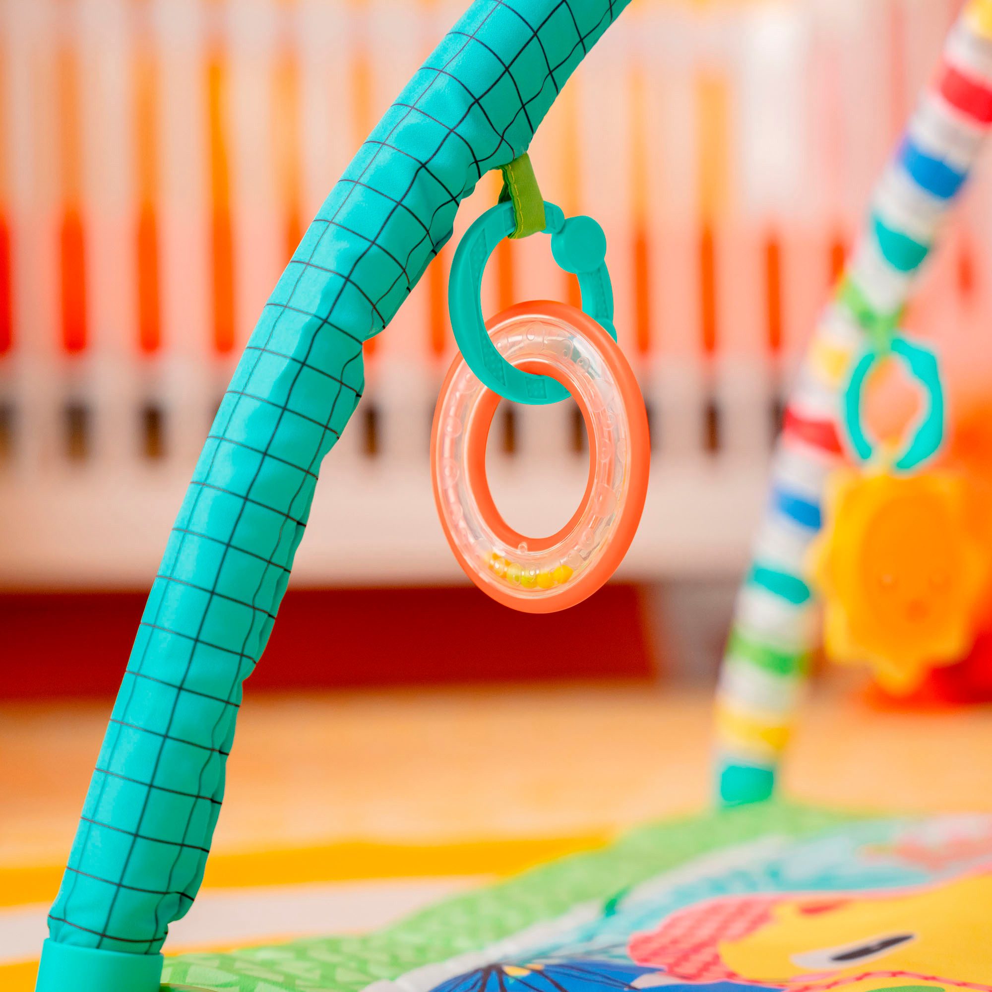 Bright Starts Baby Gym Wild Wiggles™ FoldAway Activity Gym™, mit verschiedenen Melodien – Bild 4 von 5