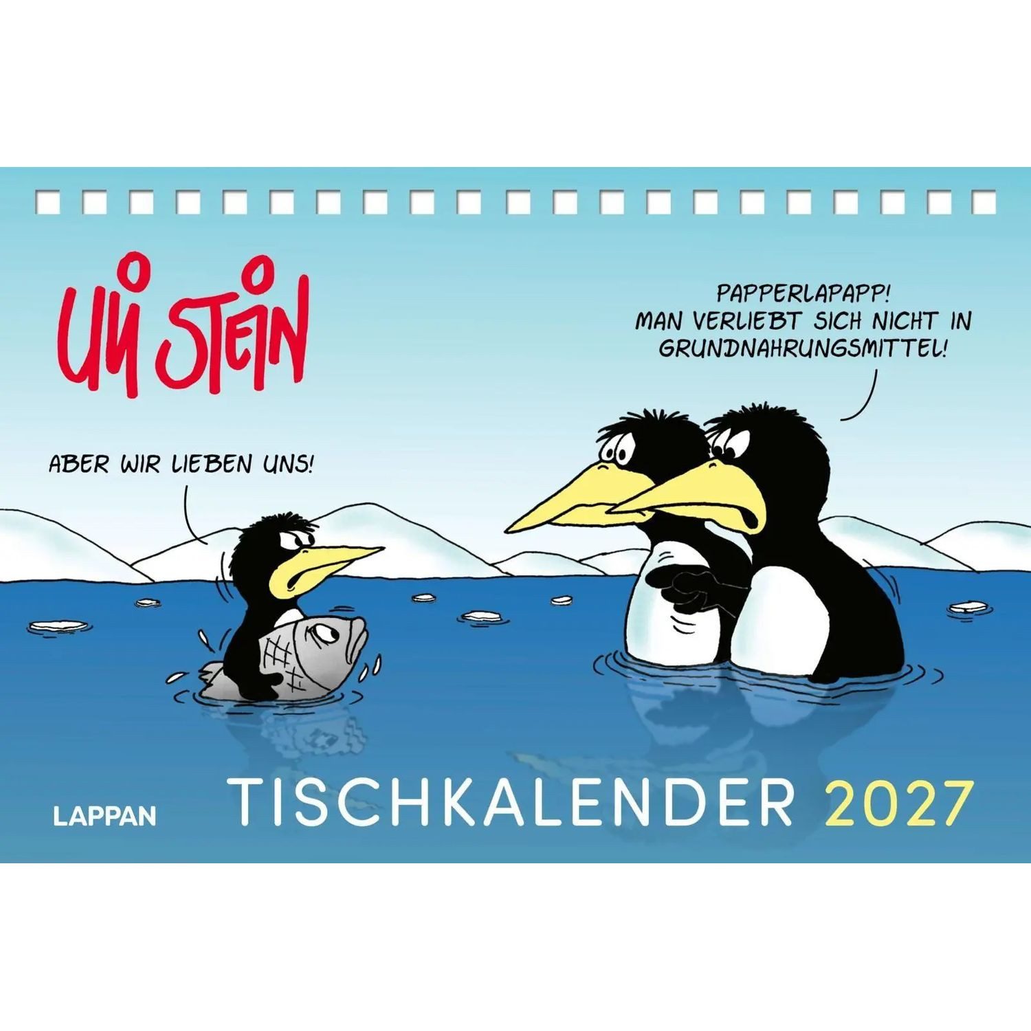 Lappan Verlag Monatskalender Uli Stein Tischkalender 2027: Monatskalender zum Aufstellen
