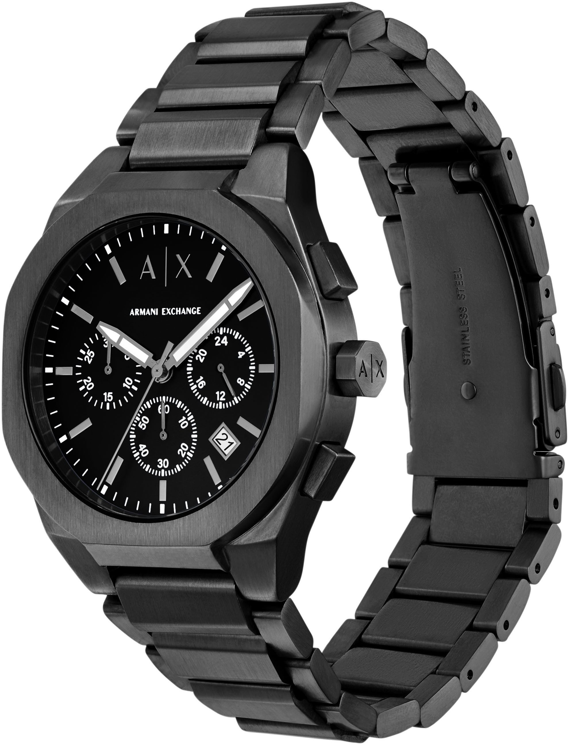 ARMANI EXCHANGE Chronograph SYNC AX4183, Armbanduhr, Herrenuhr, Edelstahlar günstig online kaufen
