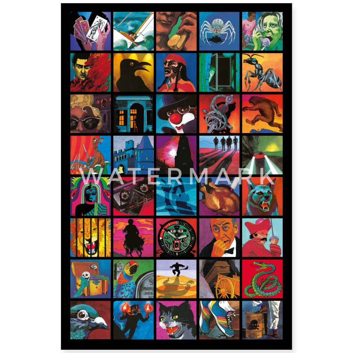 Spreadshirt Poster Die Drei Fragezeichen Covermotive Wandbild Poster 40x60 günstig online kaufen