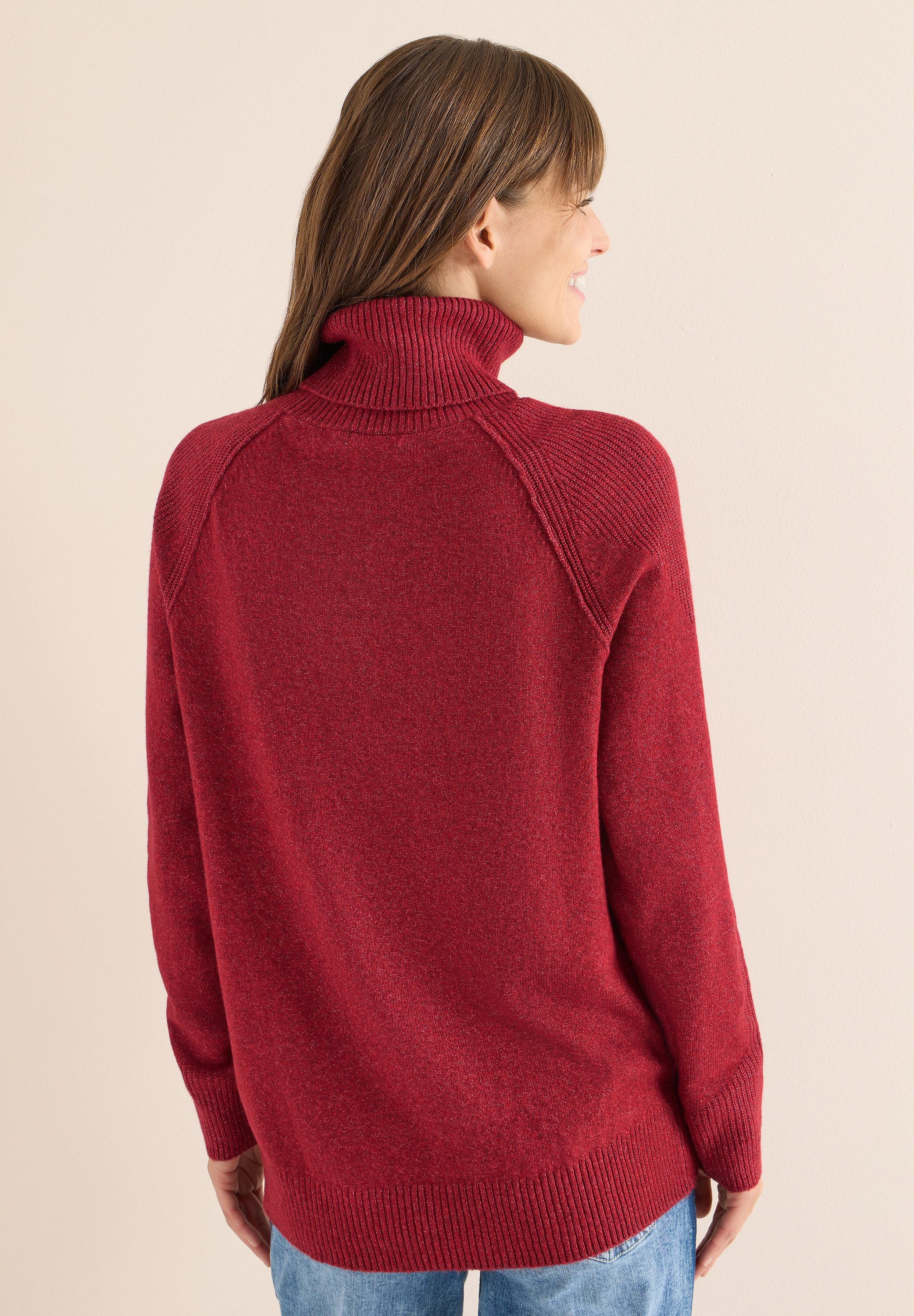 CECIL Rollkragenpullover im angenehmen Materialmix günstig online kaufen