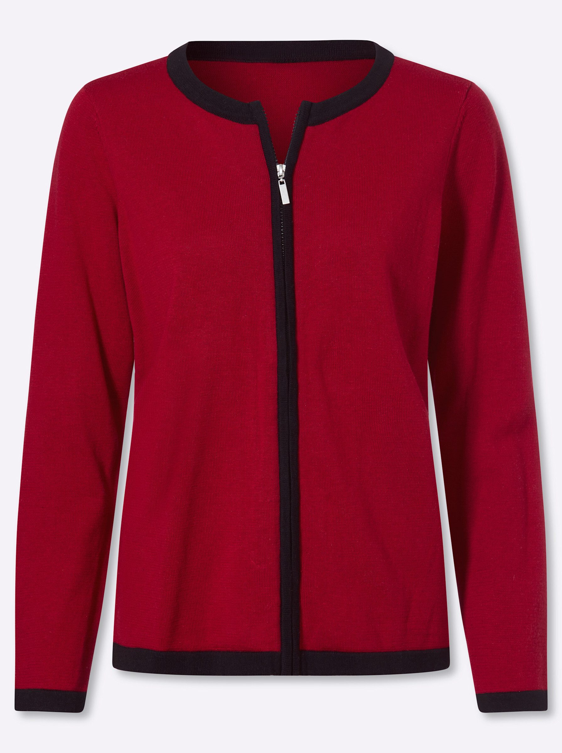 heine Strickjacke Strickjacke Langarm Jersey, Feinstrick