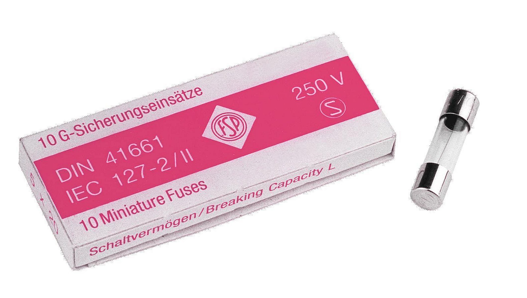 Sicherungshalter ACCESSORY Feinsicherung 5x20mm T2,5A 10x