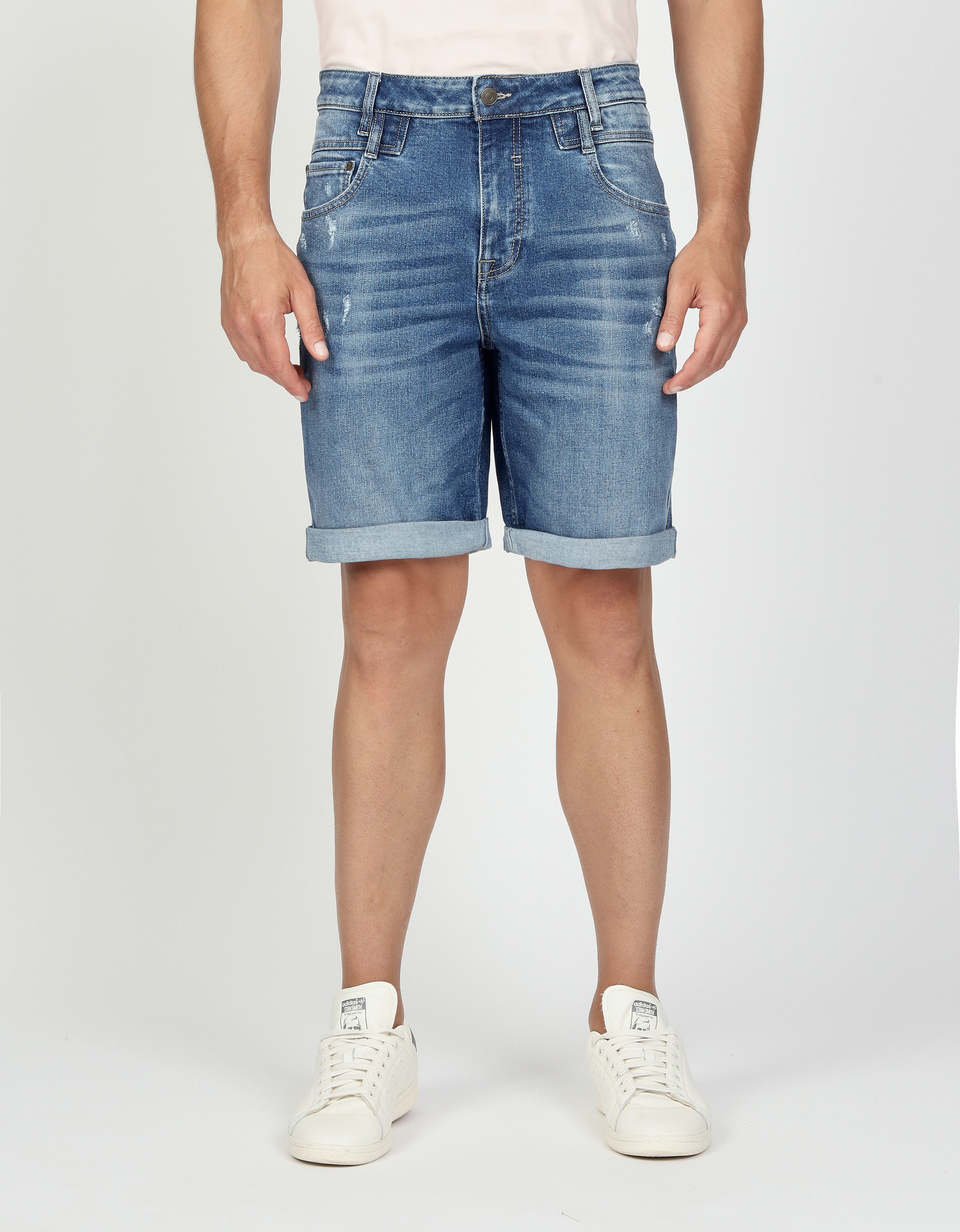 GANG Jeansshorts 94MARCO mit Doppelbunddetail, Relaxed Fit günstig online kaufen
