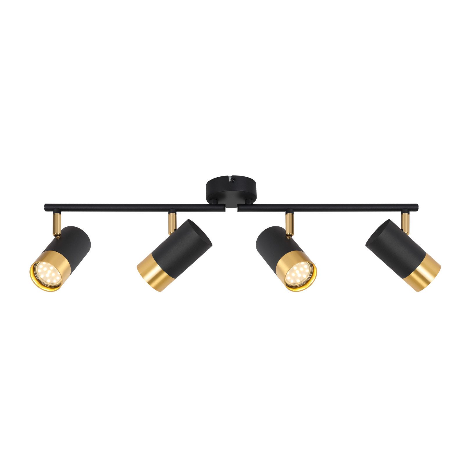 Nettlife Deckenstrahler GU10 Flurlampe Schwarzgold 350° günstig online kaufen