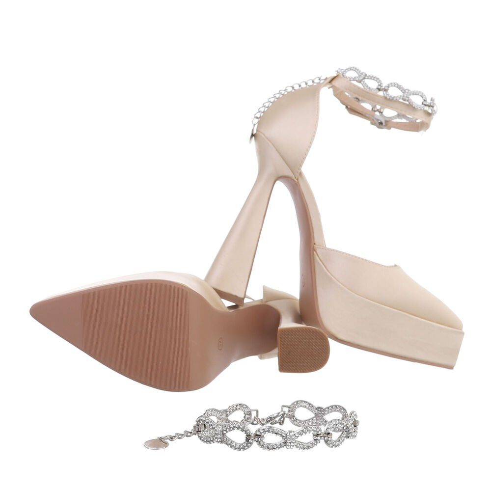 Ital-Design Damen Abendschuhe Party & Clubwear Plateaupumps (82095978) Bloc günstig online kaufen