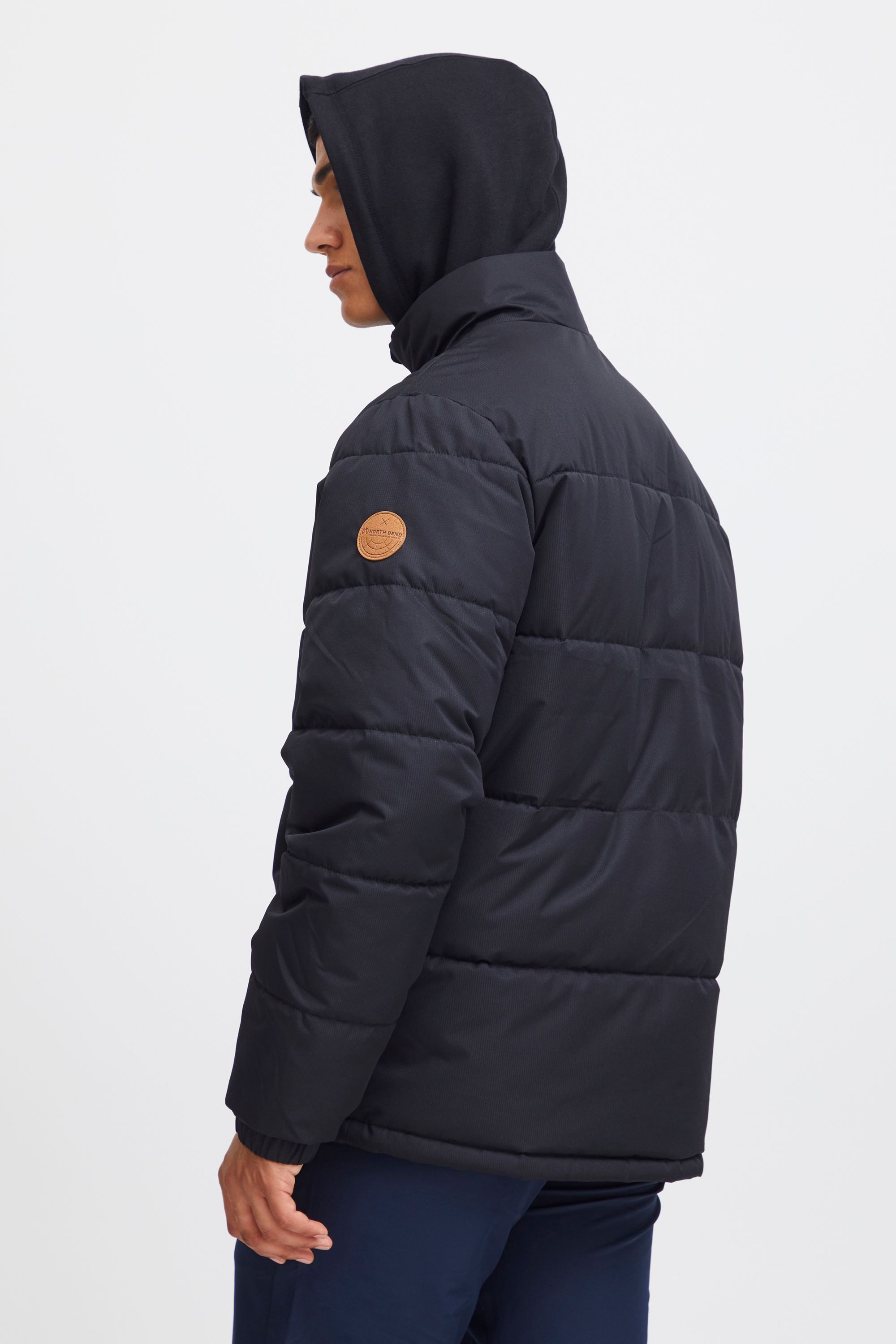 North Bend Steppjacke NBTownes M Wasserdichte Steppjacke mit hohem Kragen