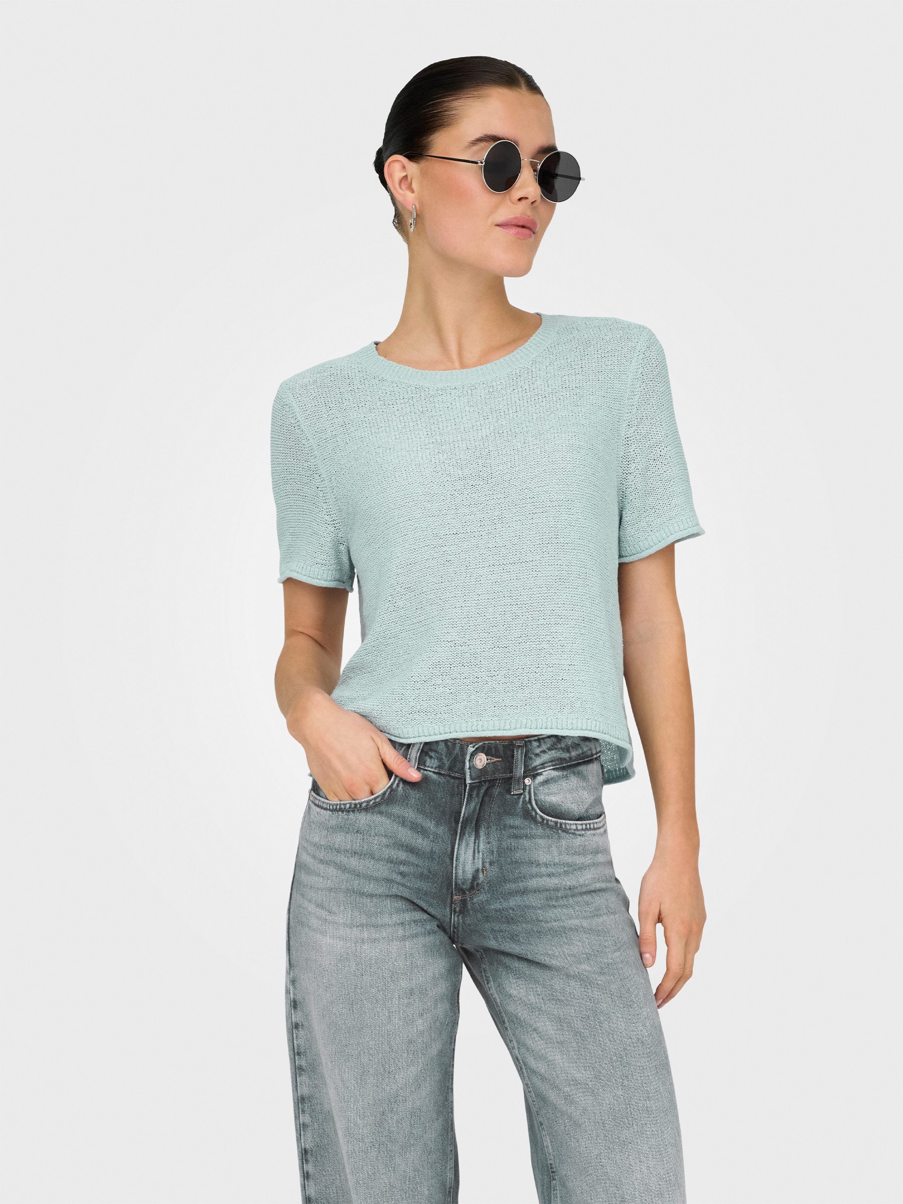 ONLY Longpullover Kurzärmeliges, strukturiertes Design mit günstig online kaufen