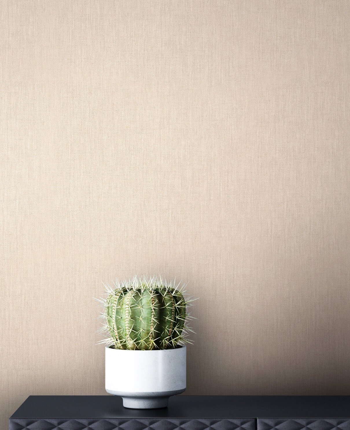 Newroom Vliestapete, Beige Tapete Uni Einfarbig günstig online kaufen