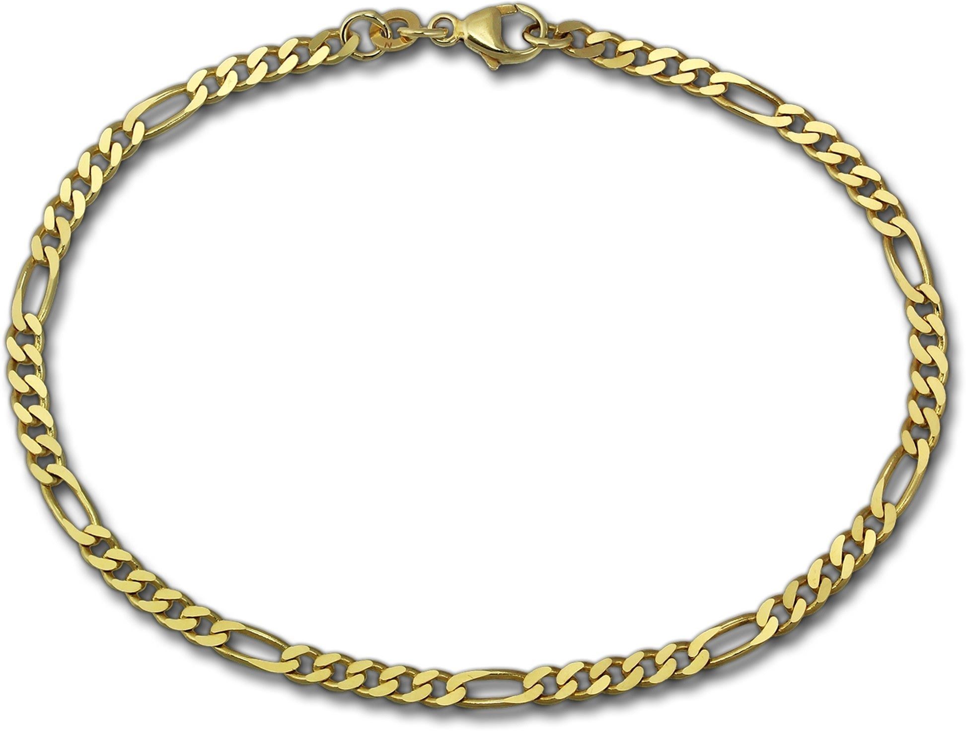 Echtgold 333er 19cm Armband), (Figaro) Armband (Armband, GoldDream 333er Gelbgold Armband GoldDream 19cm, Echtgold, Goldarmband 8 ca. Karat