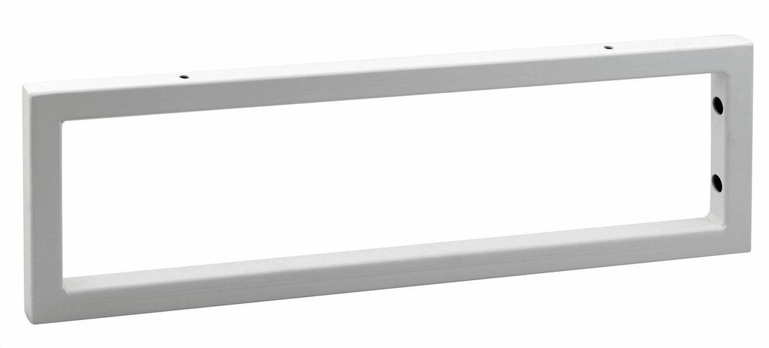 Sapho Ablageelement Konsole 490x150x20mm, lackierter Stahl, weiß matt, Sapho-30361