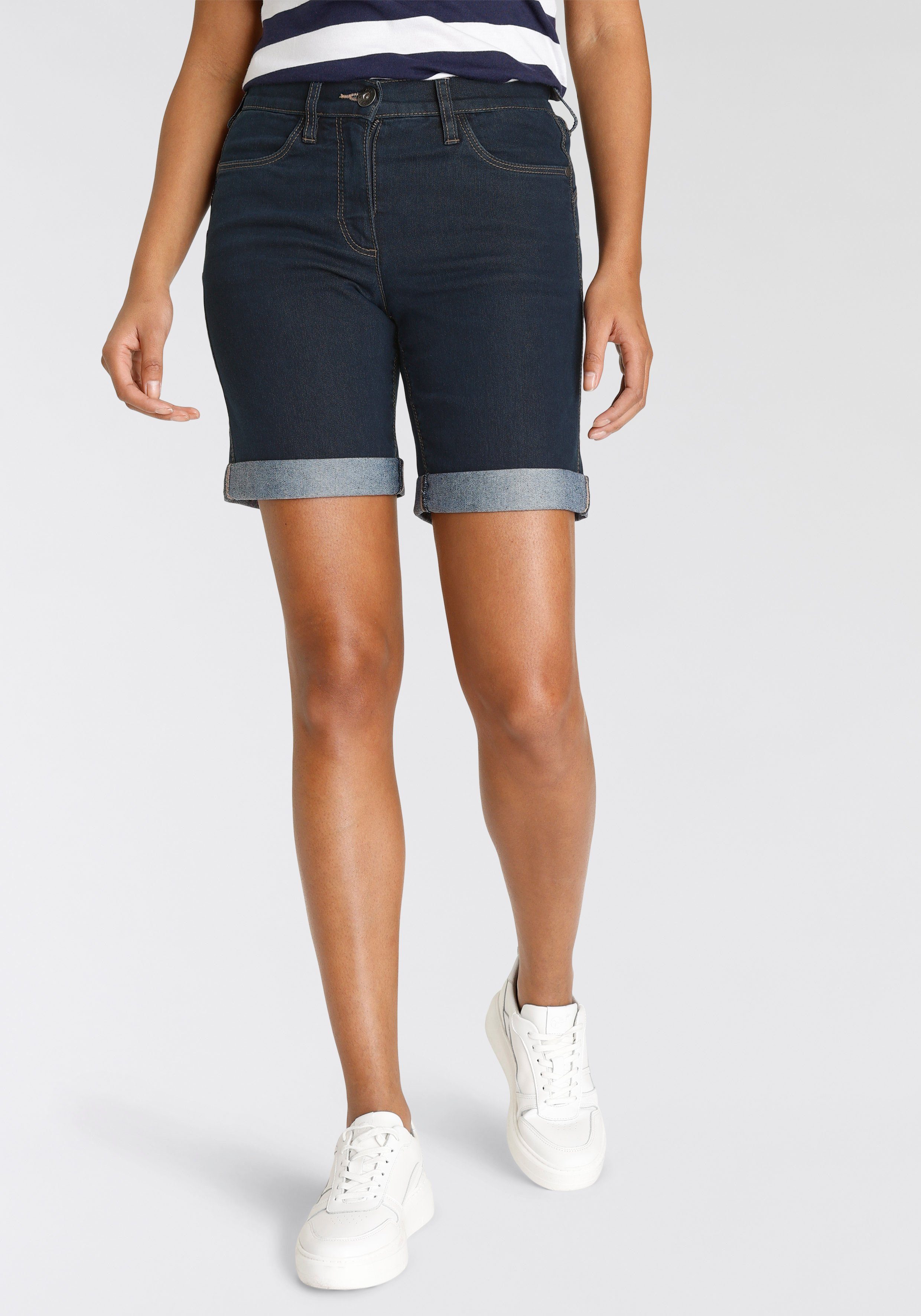 Arizona Jeansbermudas High Waist