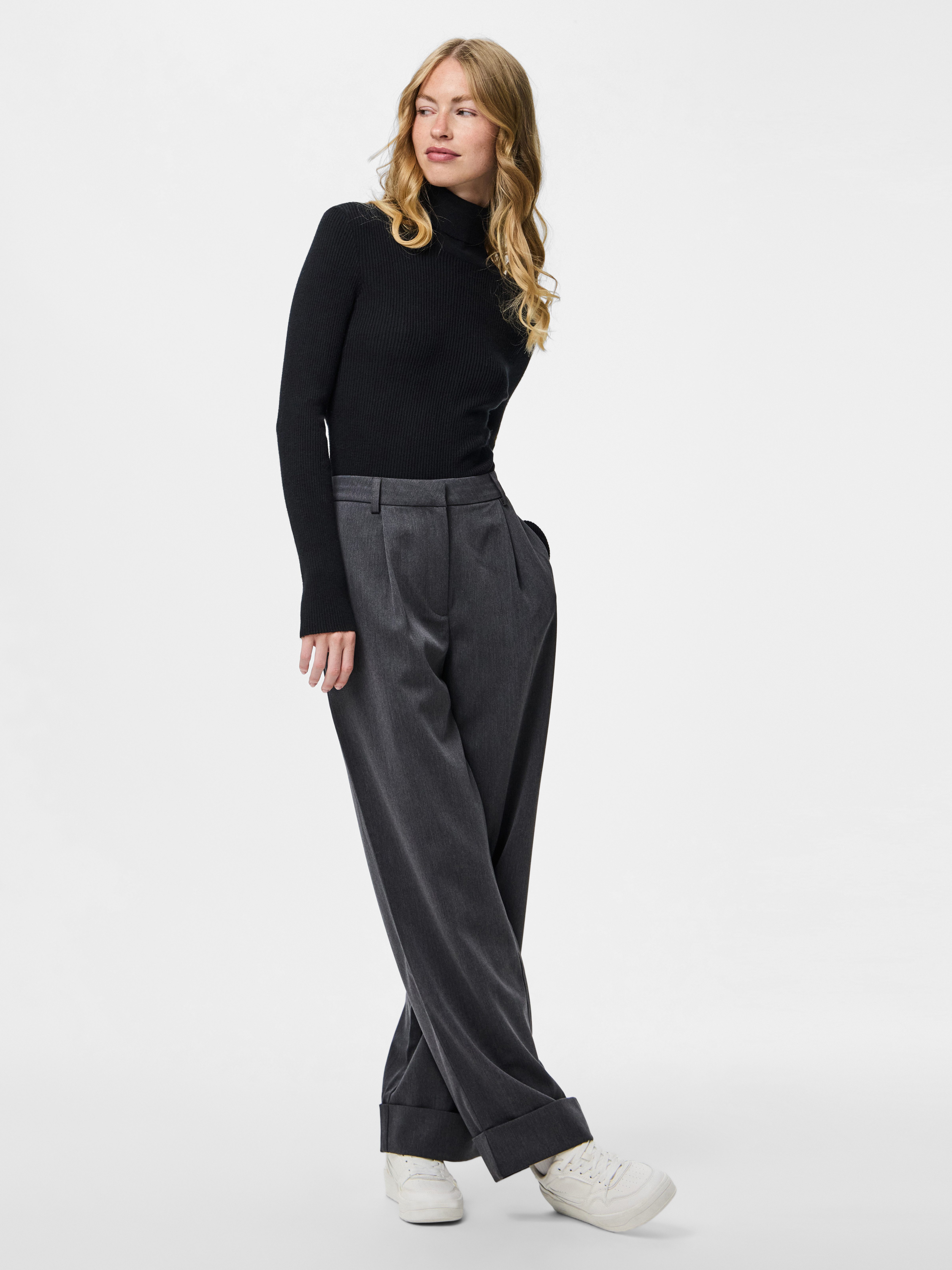 pieces Rollkragenpullover PCMIRA LS ROLLNECK KNIT NOOS BC