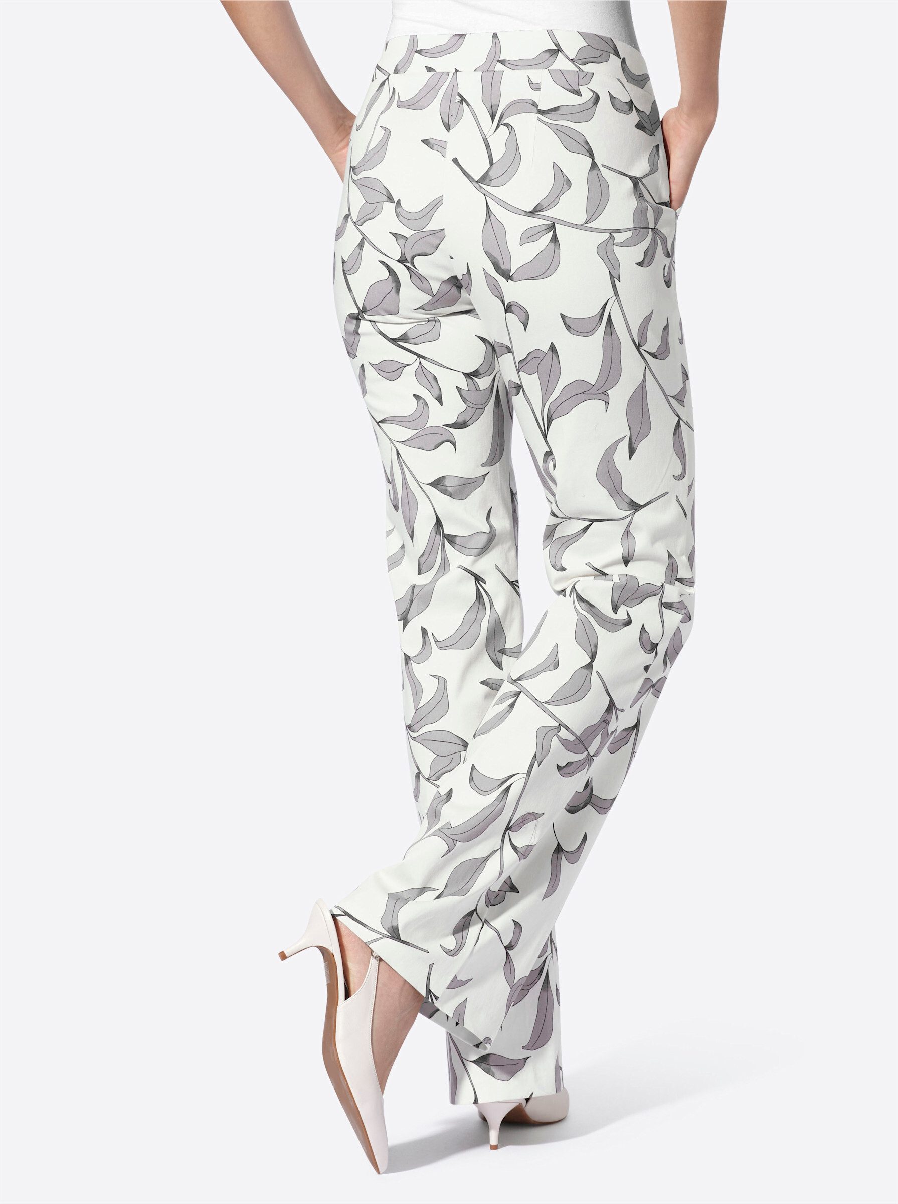 heine Jerseyhose Druckhose Innenbeinlänge ca. 81 günstig online kaufen
