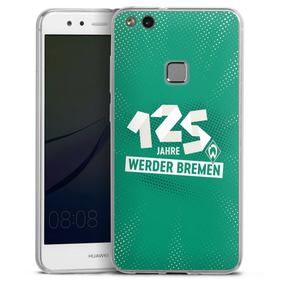 DeinDesign Handyhülle 125 Jahre Werder Bremen Offizielles Lizenzprodukt, Huawei P10 lite Slim Case Silikon Hülle Ultra Dünn Schutzhülle