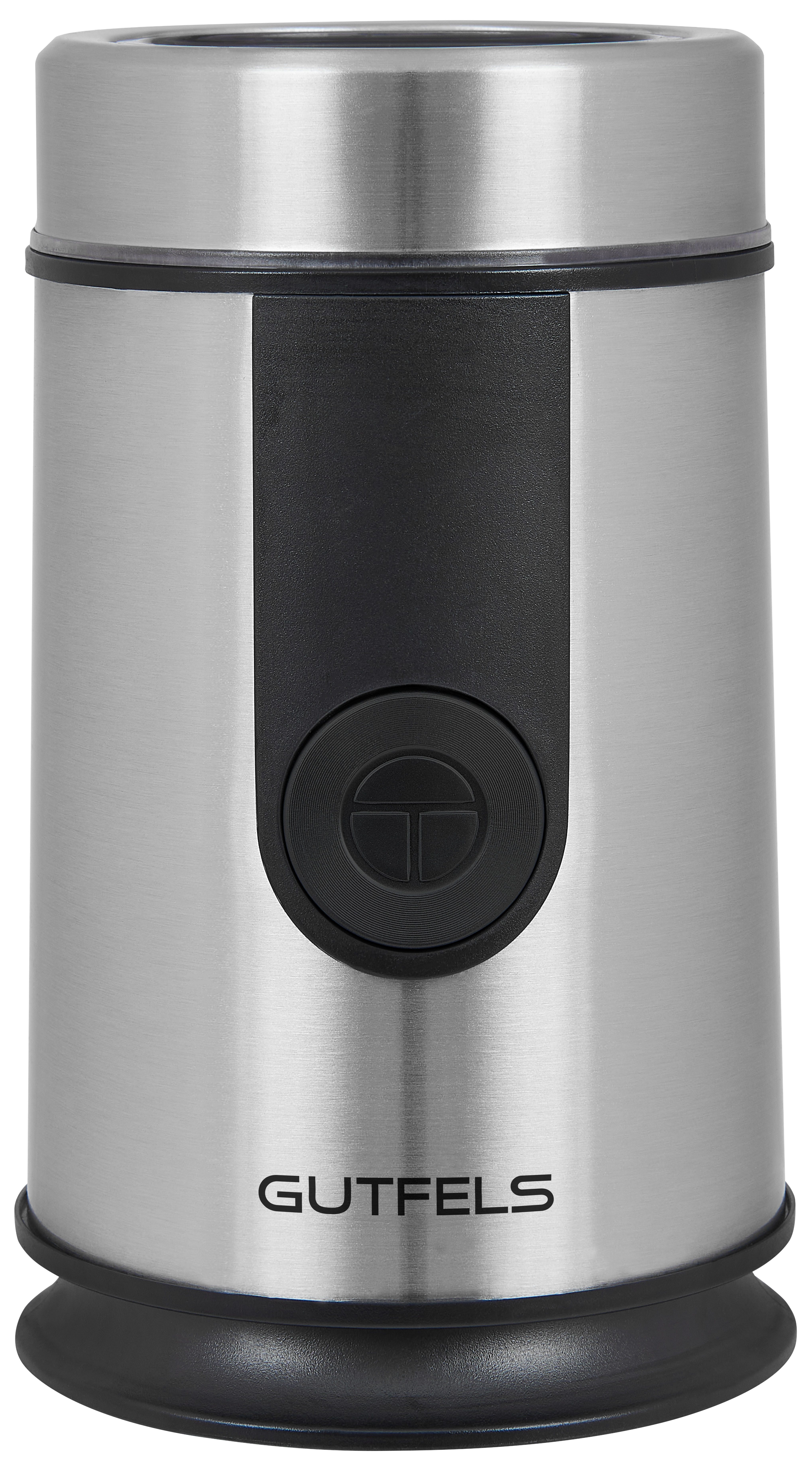 Gutfels Kaffeemühle COFFEE 5010, 200 W, Schlagmesser, 50 g Bohnenbehälter, zum Mahlen von Kaffeebohnen und Zerkleinern von Gewürzen oder Nüssen.
